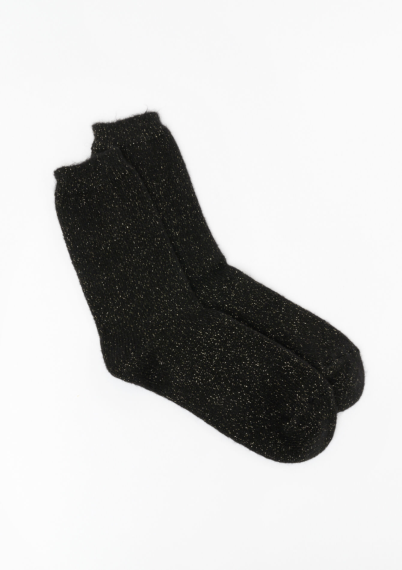 Wollen sokken met lurex, Wollen sokken met lurex - BLACK - 17101060_1119