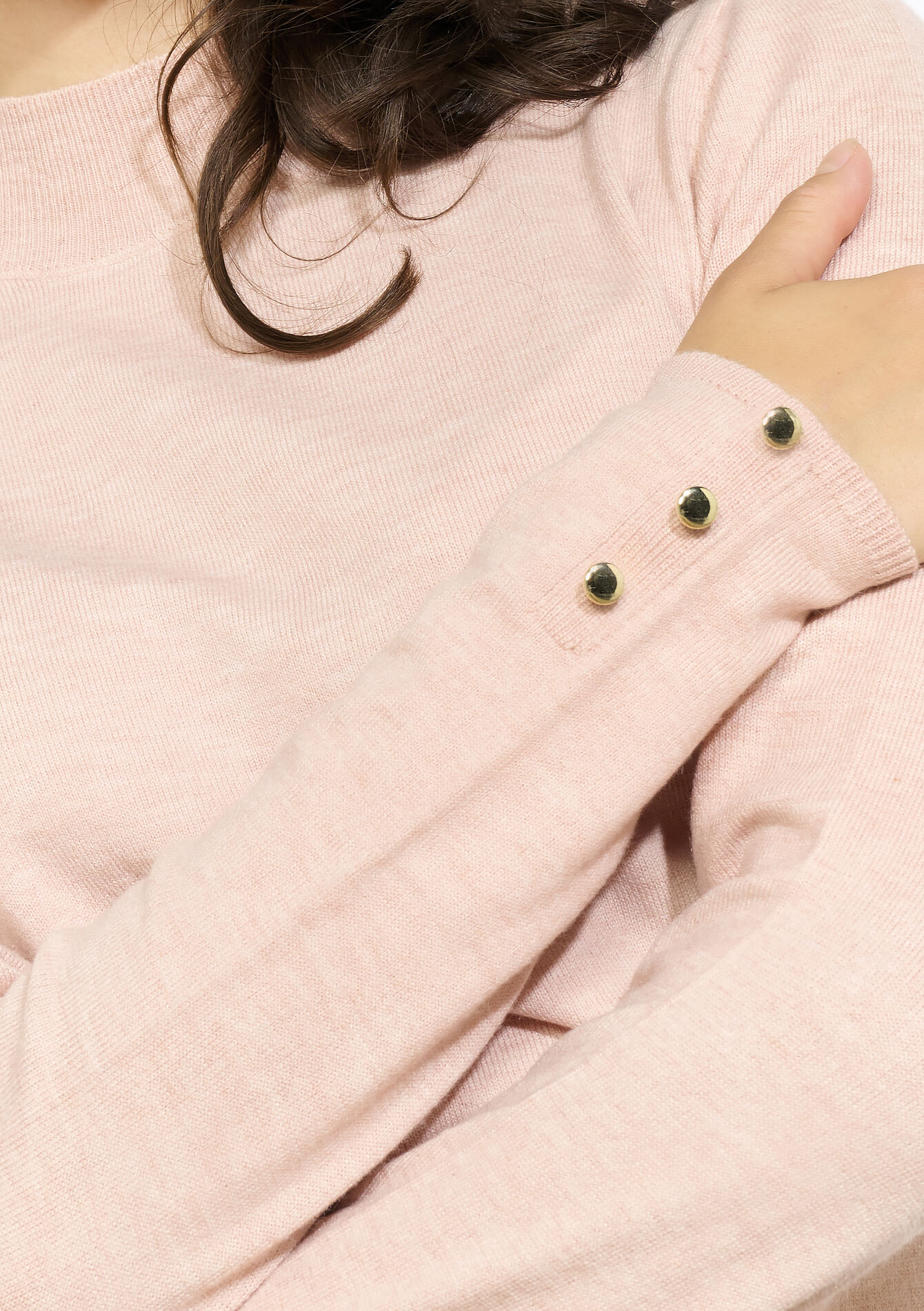 Coltrui met gouden knopen, Coltrui met gouden knopen - NUDE PINK - 04006921_1301