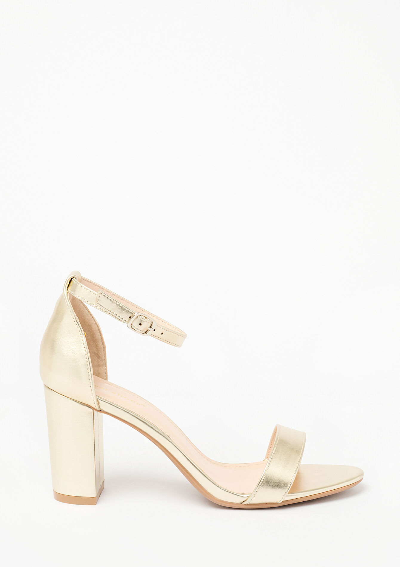 Sandals with metallic effect - GOLD - 13000778_1058