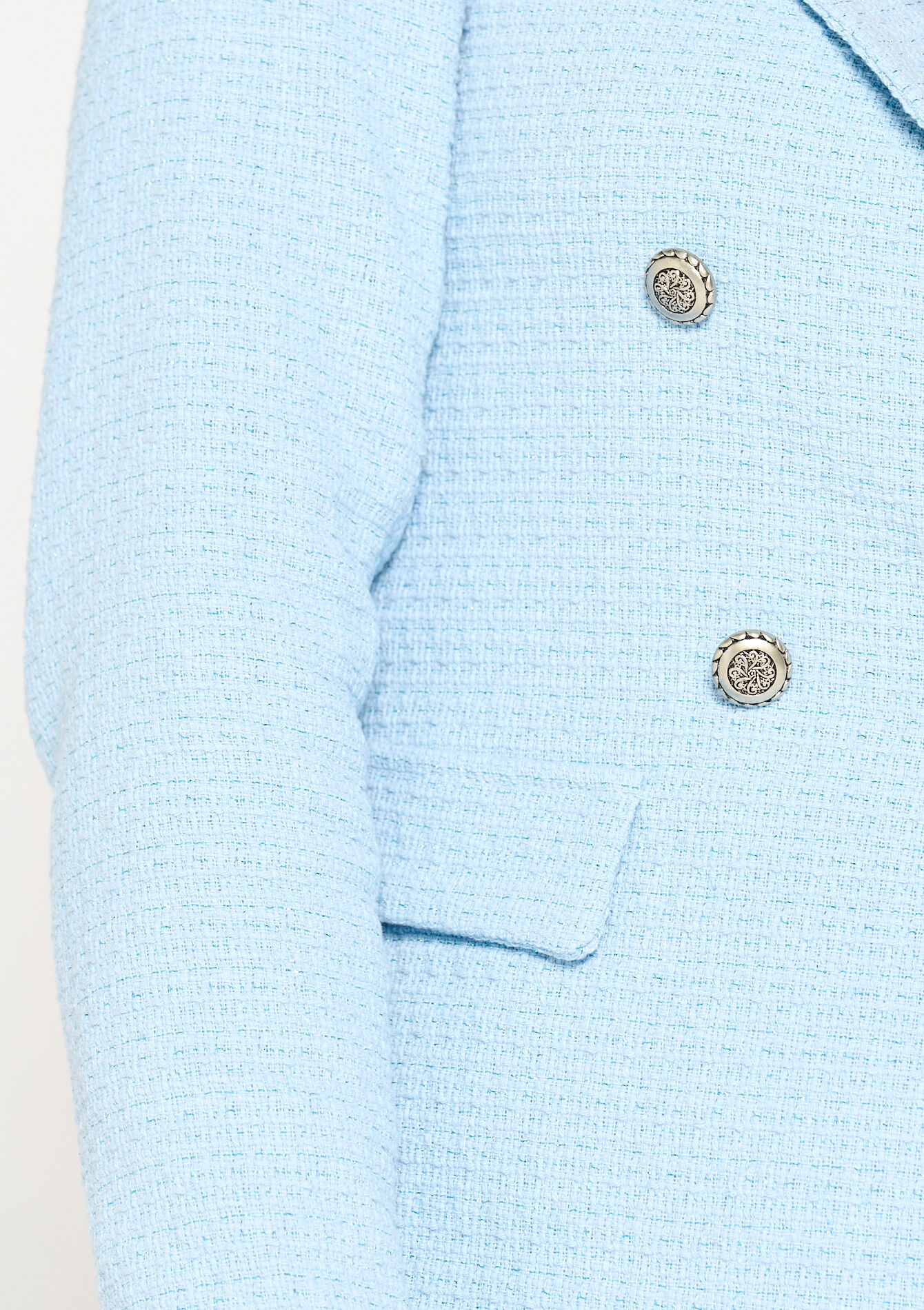 Blazer en tweed, Blazer en tweed - BLUE PASTEL - 09100765_3003