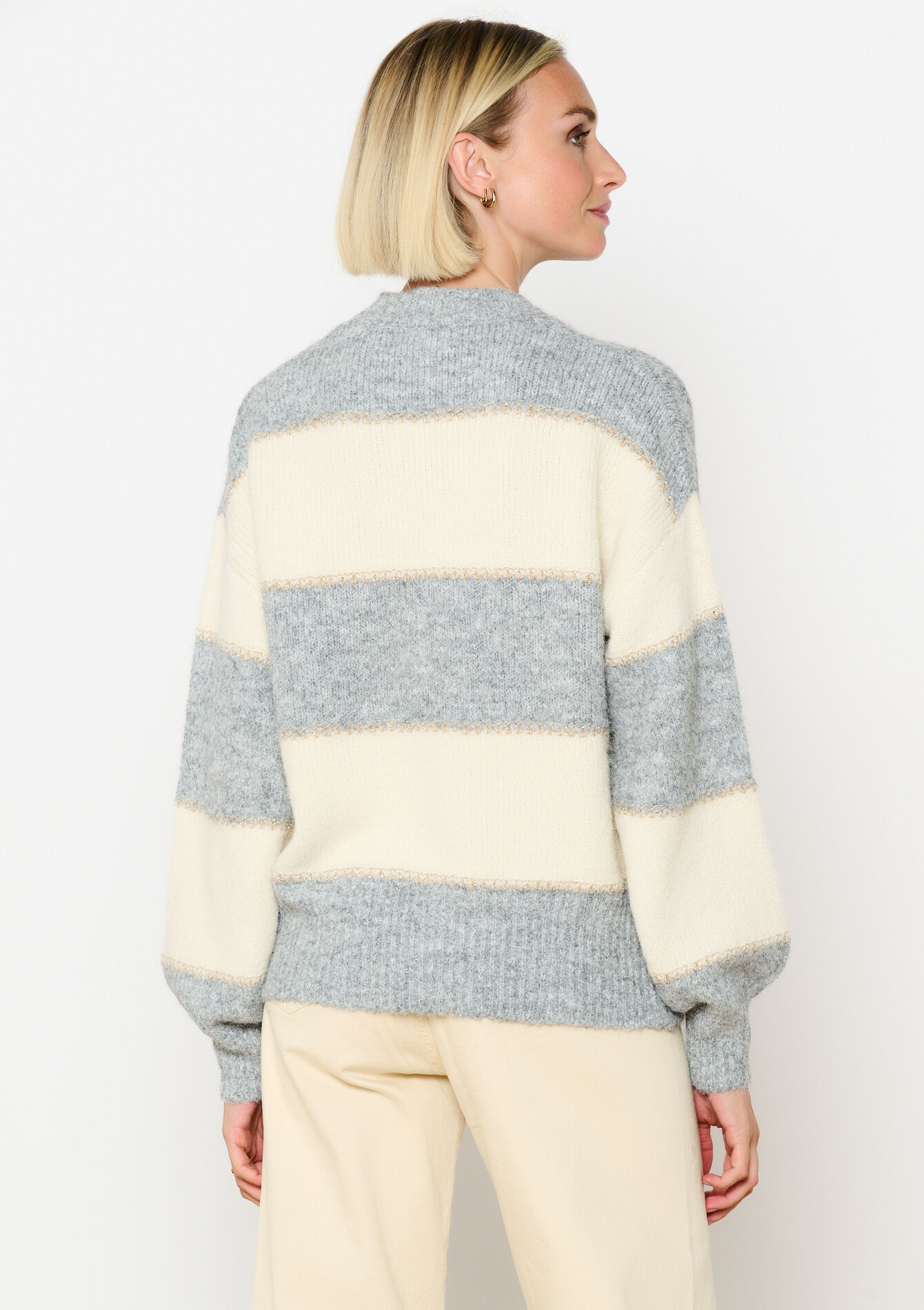 Pullover avec blocs de couleur, Pullover avec blocs de couleur - LT GREY - 04006540_2574