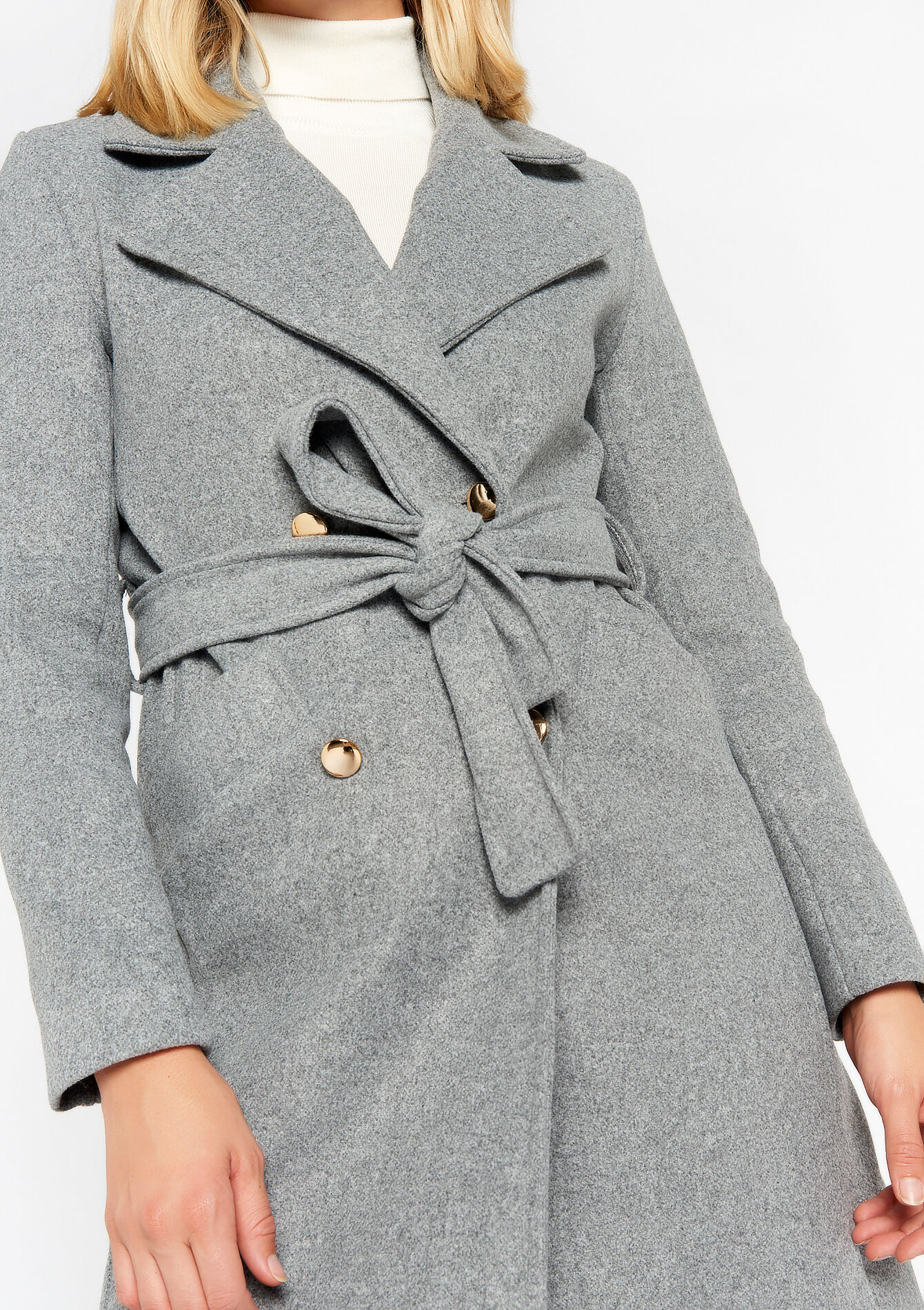 Veste mi-longue, Veste mi-longue - LT GREY - 23000637_2574