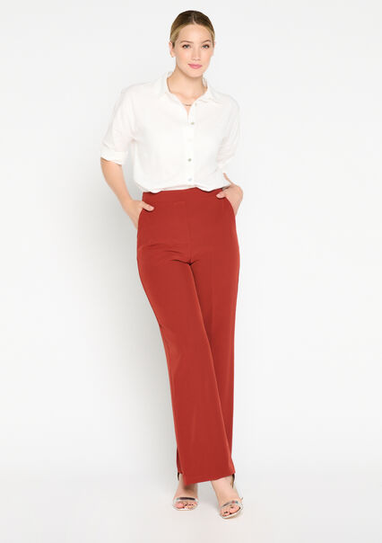 Suiting trousers - TERRACOTTA - 06100522_5303