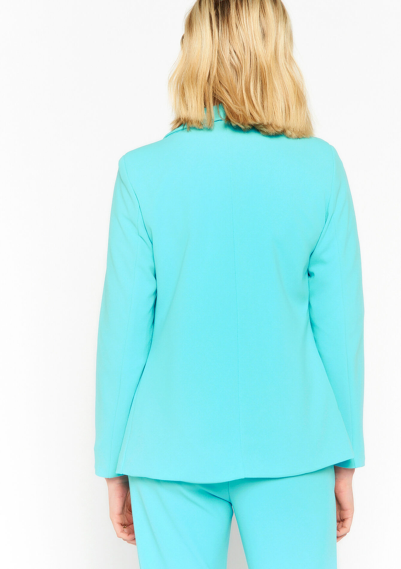 Suiting blazer, Suiting blazer - TURQUOISE - 09100751_1759