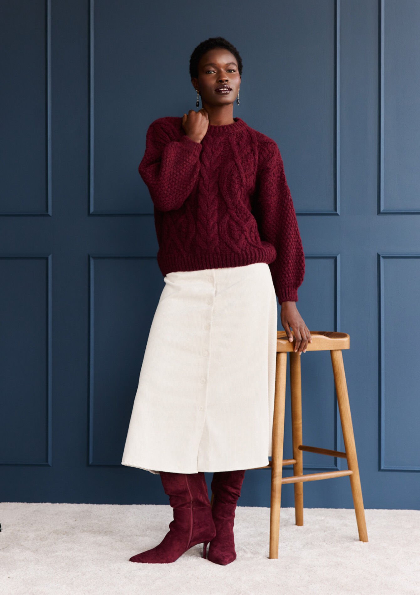 Midirok van ribfluweel, Midirok van ribfluweel, , back