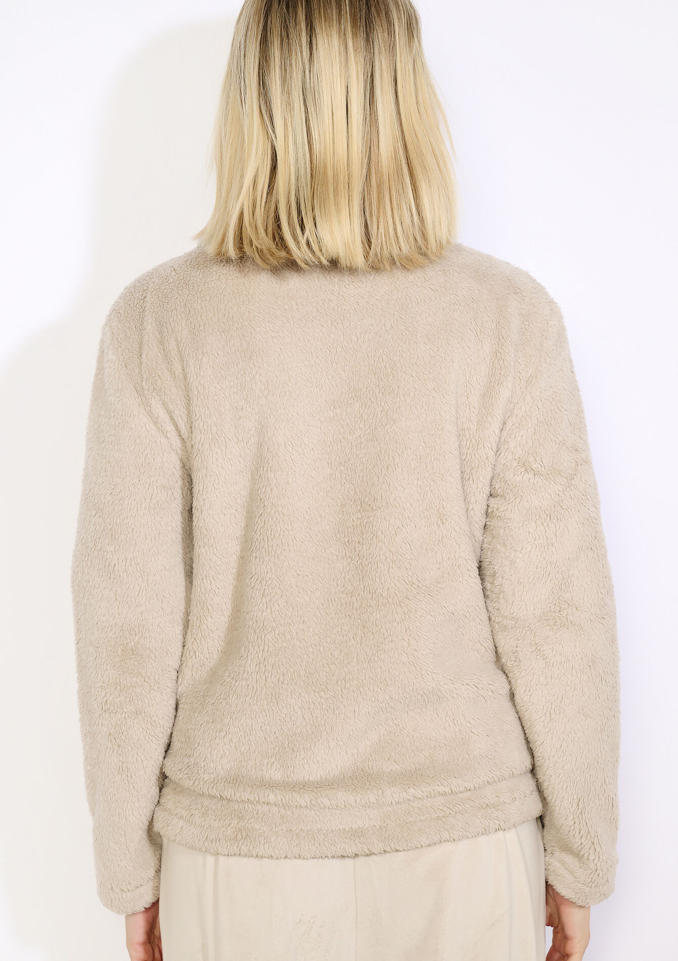 Veste doudou zippée, Veste doudou zippée - BEIGE ASH - 15100388_1904