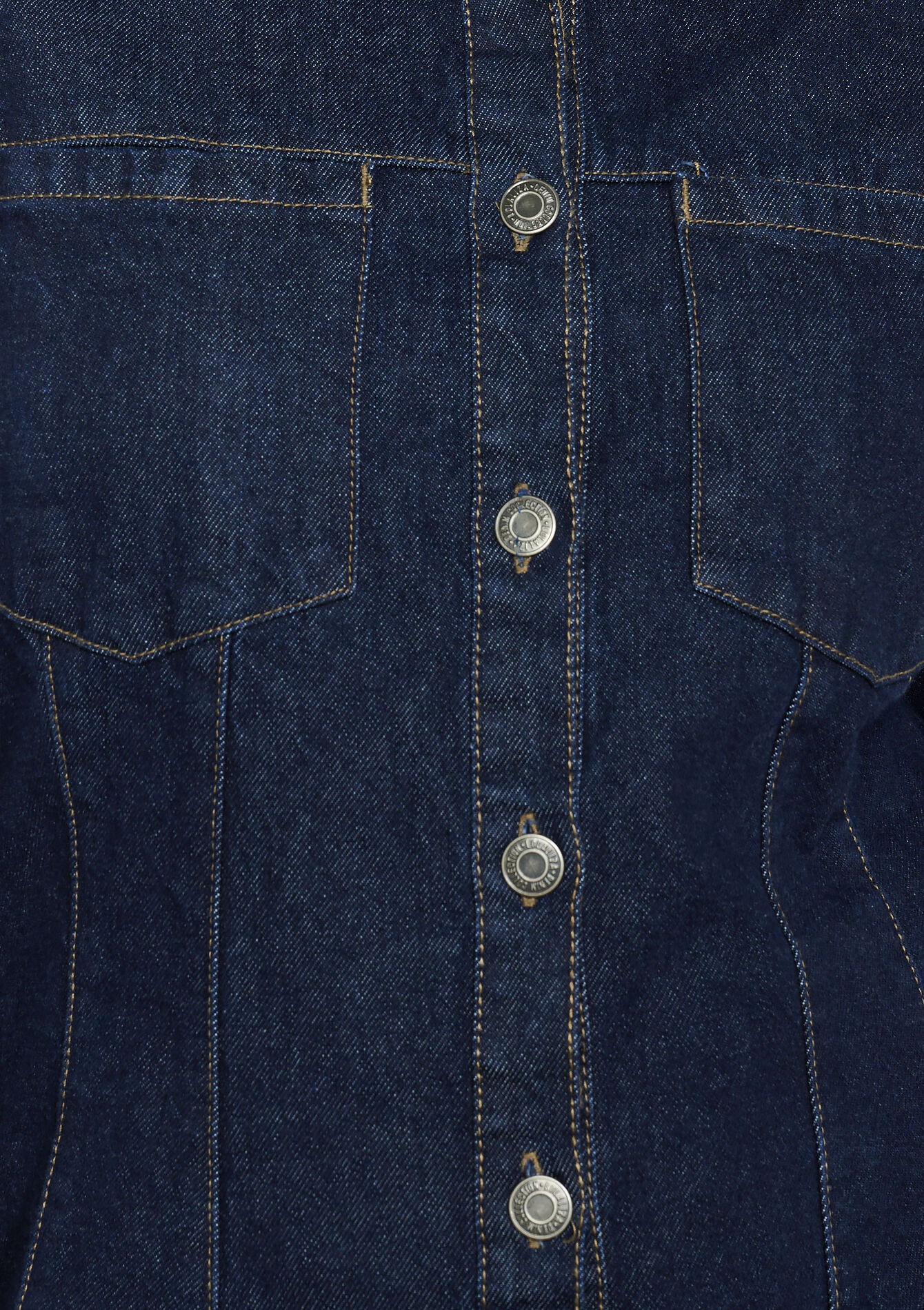 Denim overhemdjurk - DARK BLUE - 08104178_0501