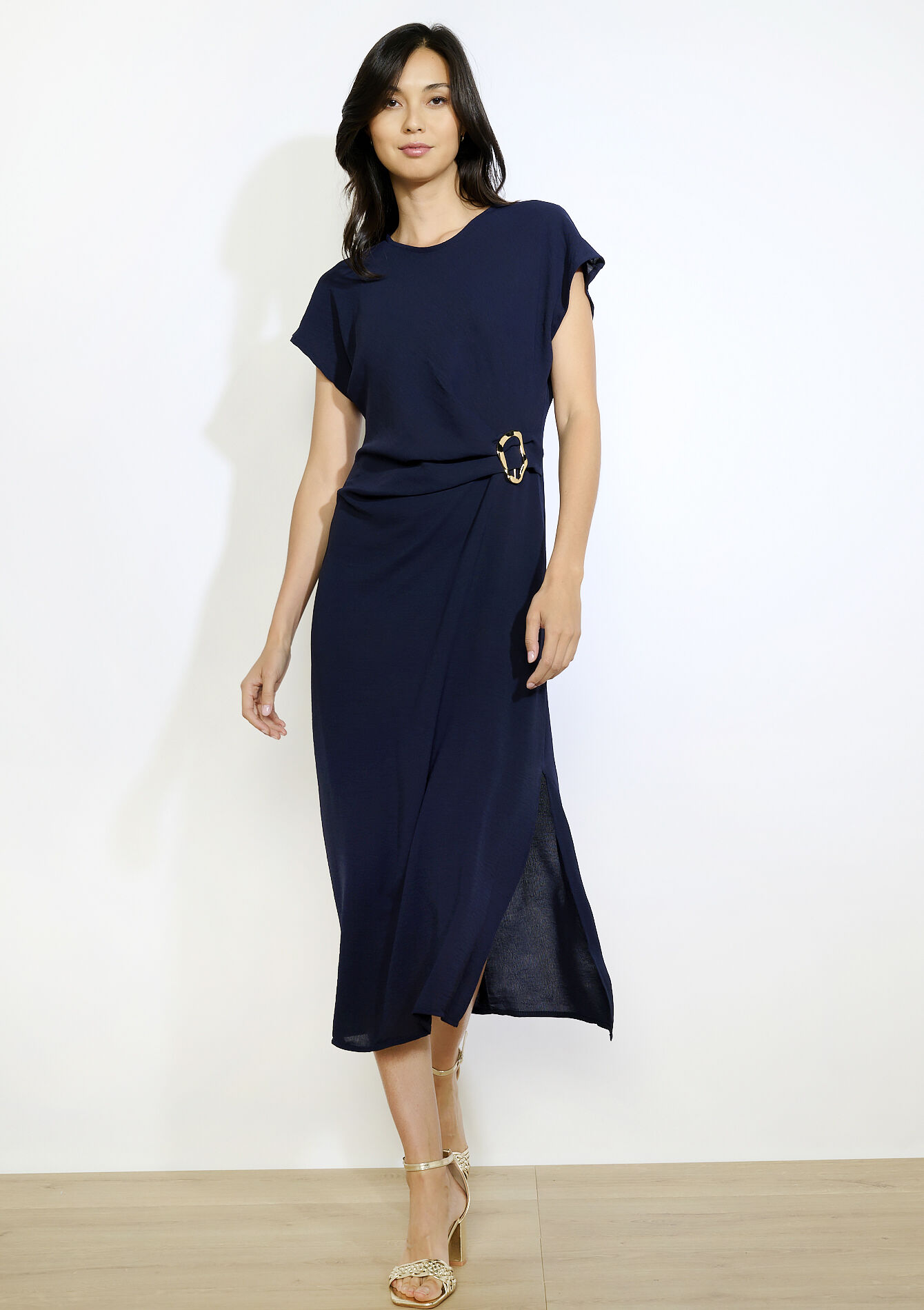 Robe longue boucle - NAVY BASIC - 08104239_2723