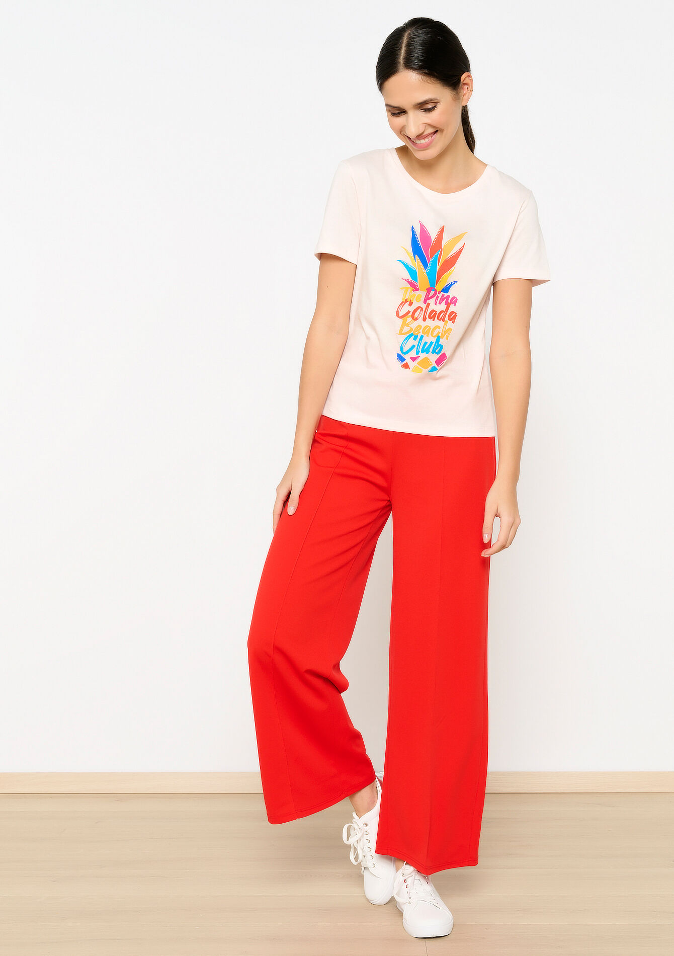 T-shirt met artwork, T-shirt met artwork - LIGHT PINK - 02301522_1303