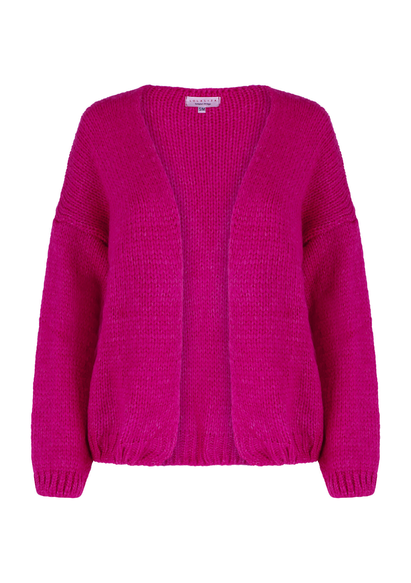 Cardigan ouvert - FUCHSIA - 04101077_5626