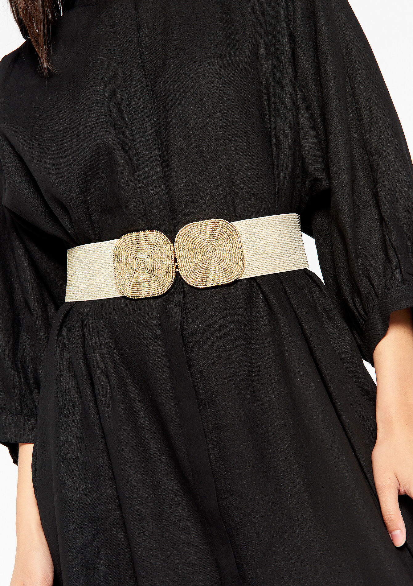 Sequined elastic belt, Sequined elastic belt - YELLOW SUN - 1078429