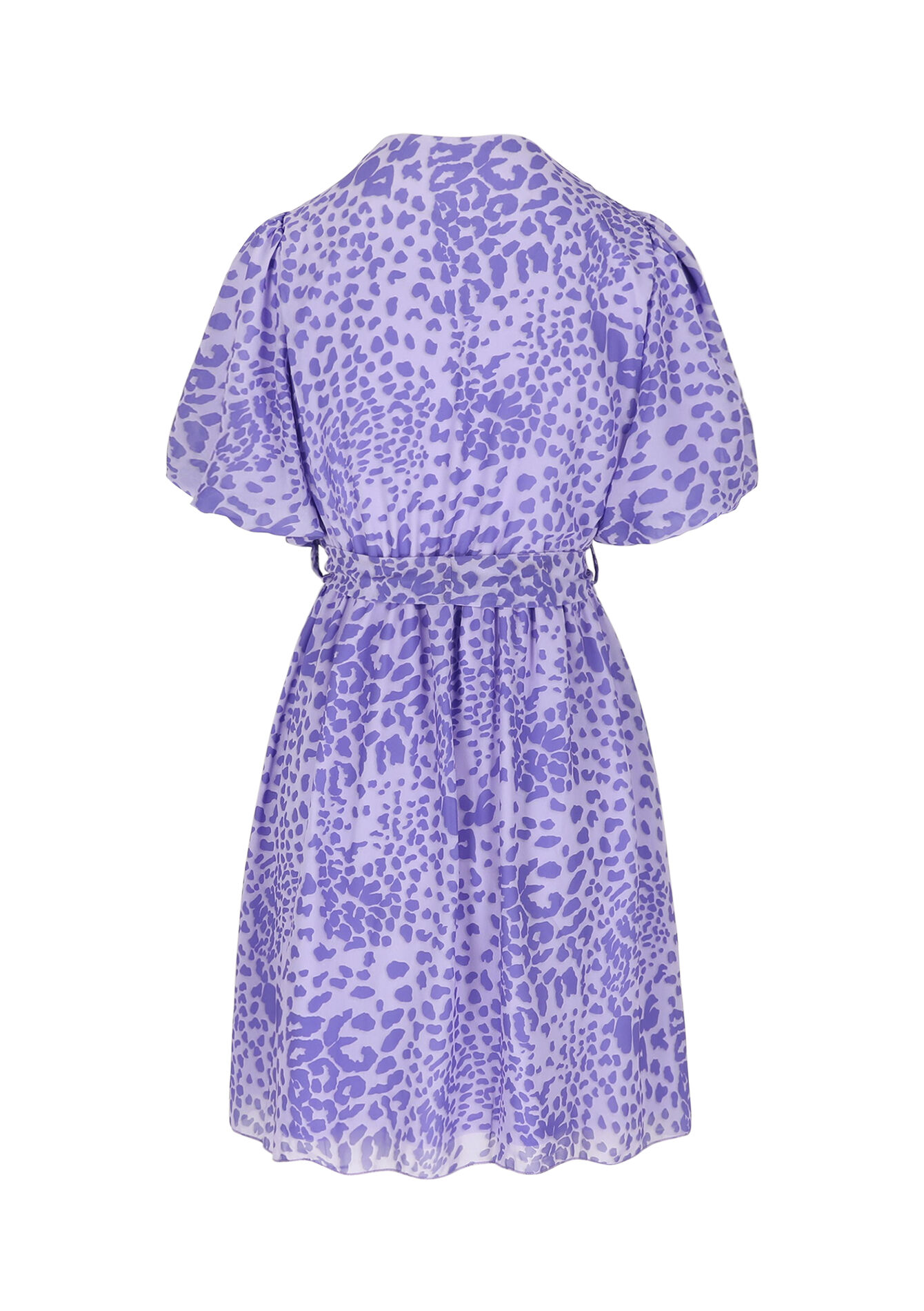 Robe cache-coeur en voile - PASTEL LILAC - 08104452_1493