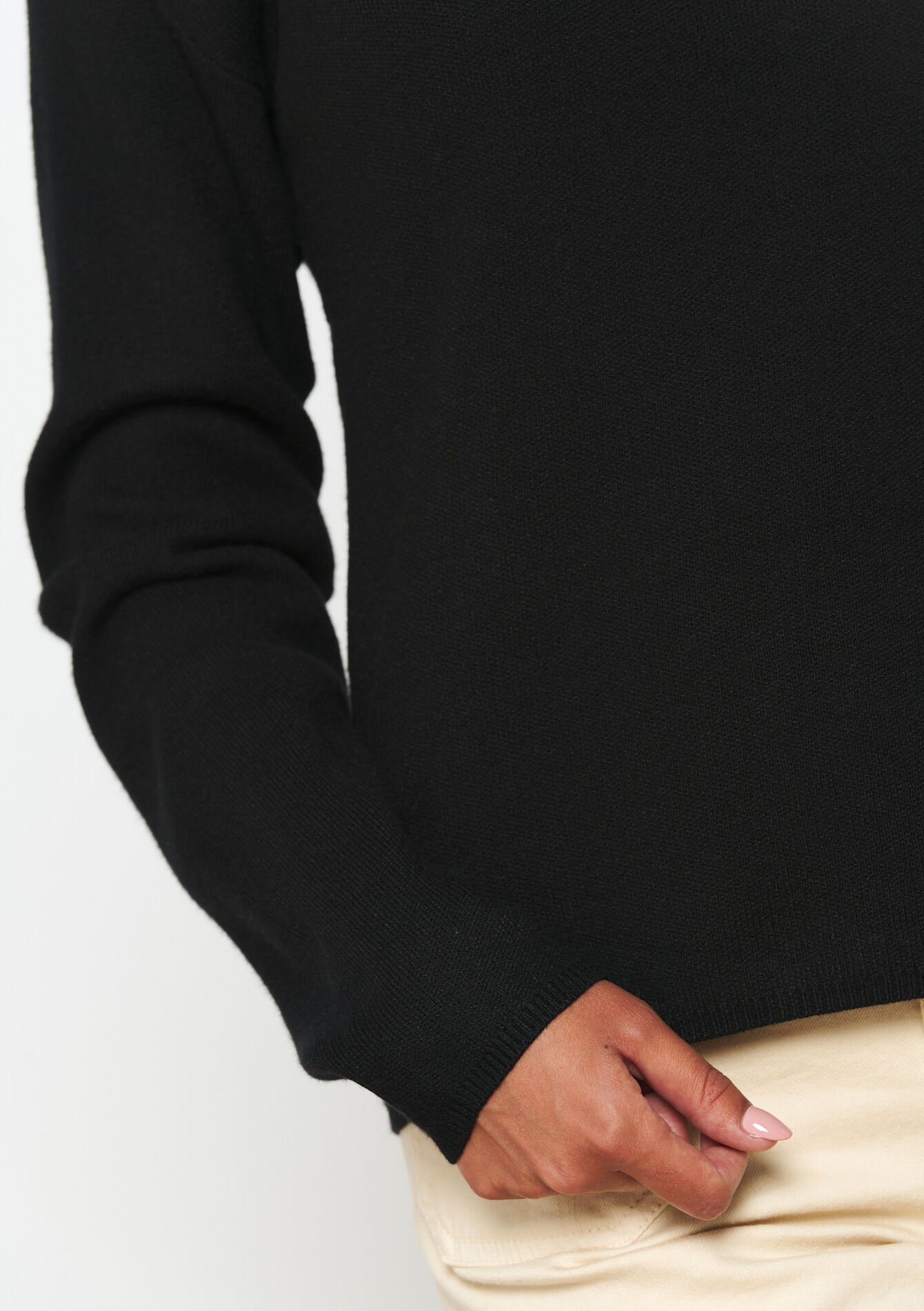 Pullover with round neck, Pullover with round neck - BLACK BEAUTY - 04006513_2600