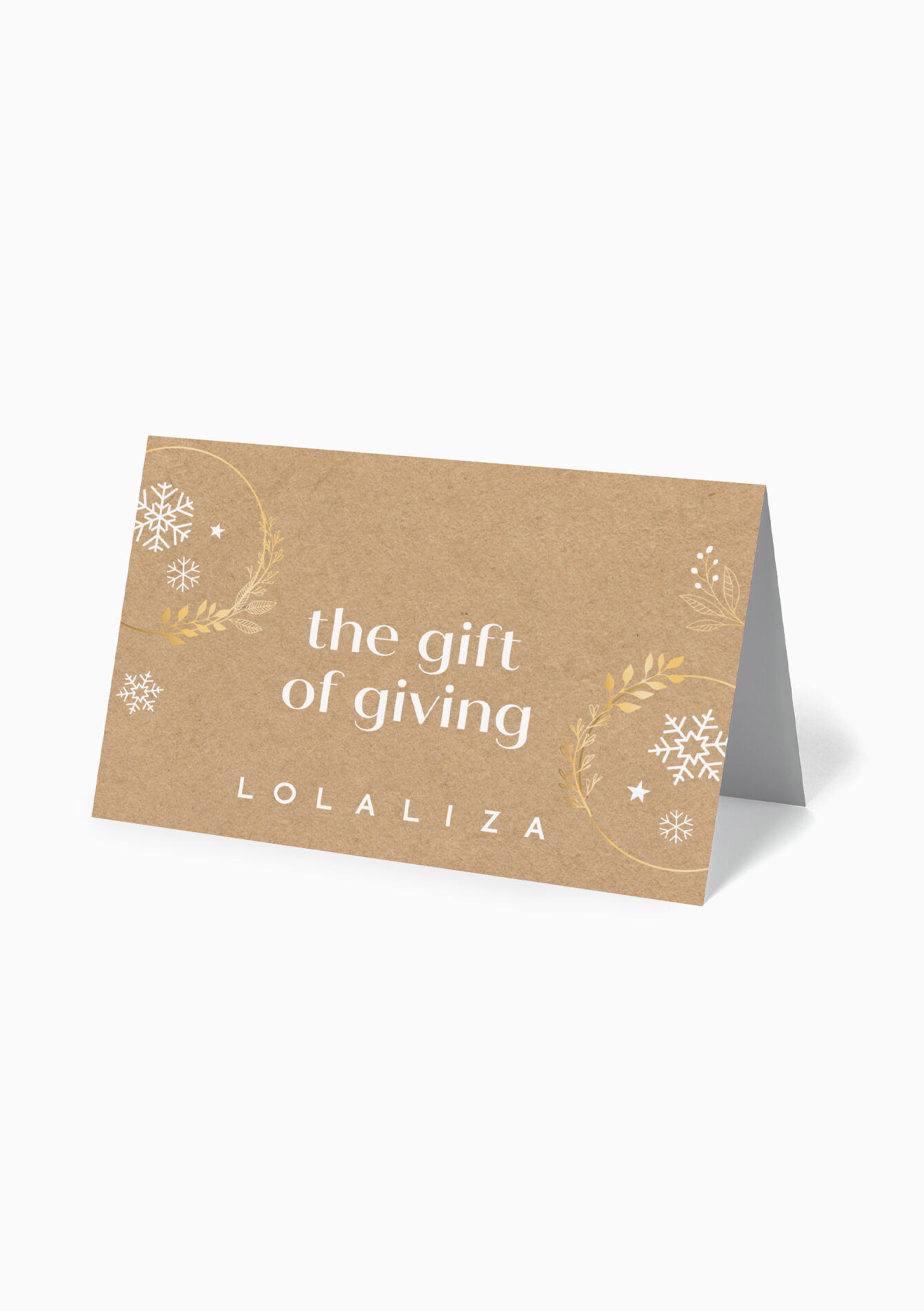 E-gift card - THE GIFT OF GIVING - H1300002_H118