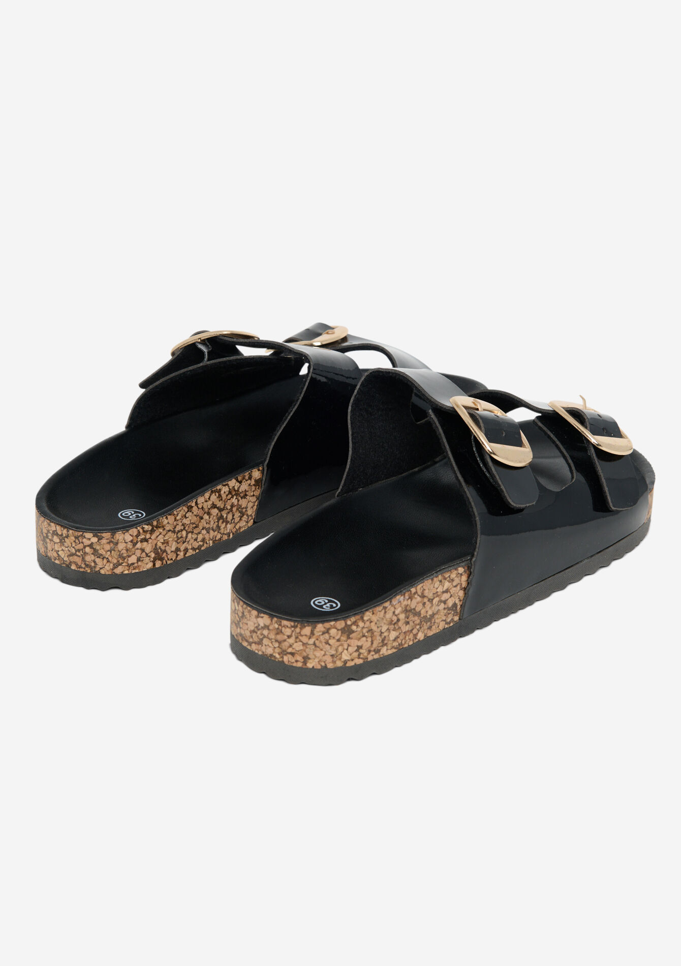 Buckled sandals, Buckled sandals - BLACK - 1128369