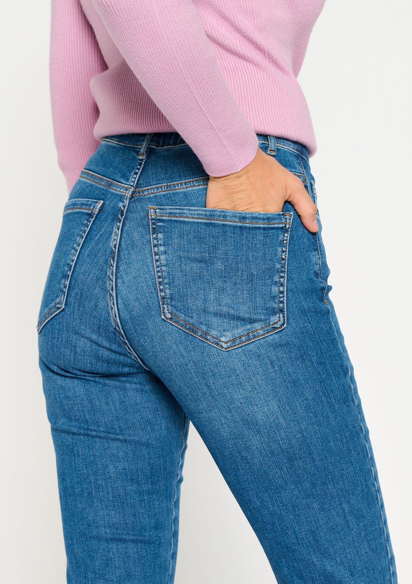 Multiple size slim jeans, Multiple size slim jeans - MEDIUM BLUE - 22000393_0500