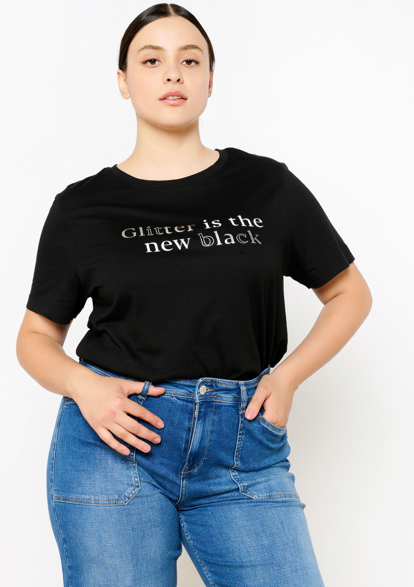 T-shirt imprimé esprit libre - BLACK - 02301609_1119