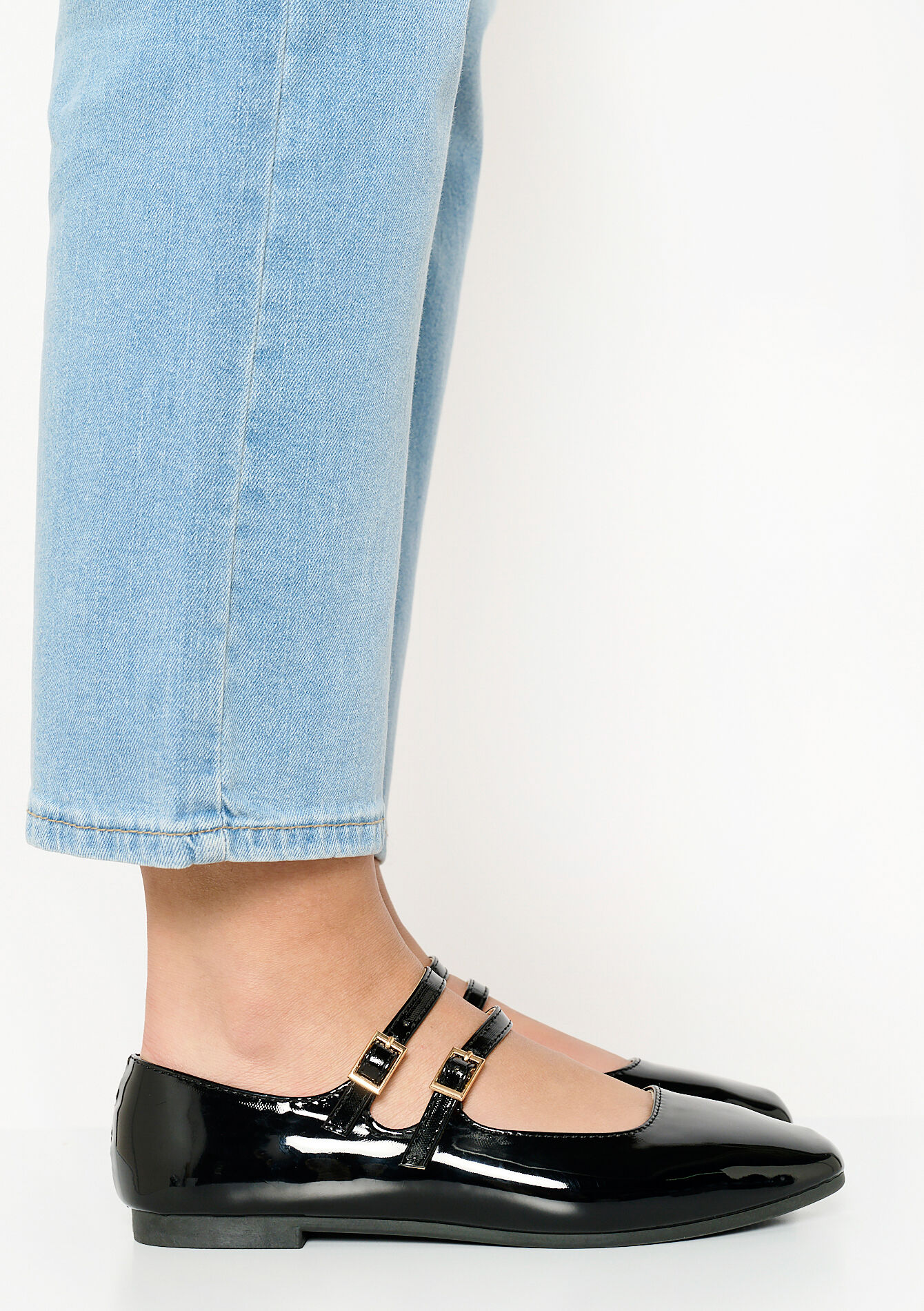 Ballerines vernies à brides, Ballerines vernies à brides - BLACK - 1124761