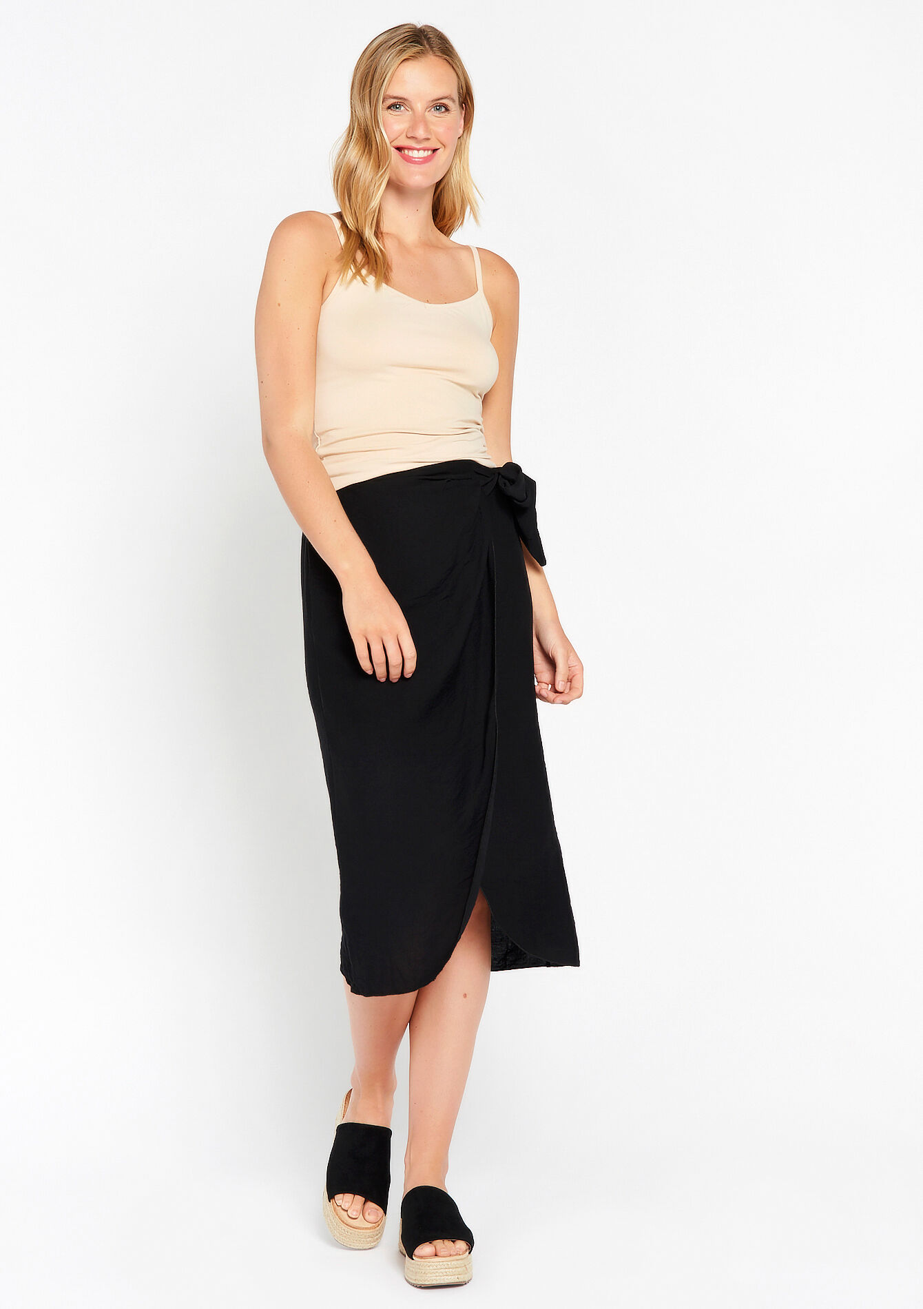 Top met spaghettibandjes - LT BEIGE - 02200326_2527