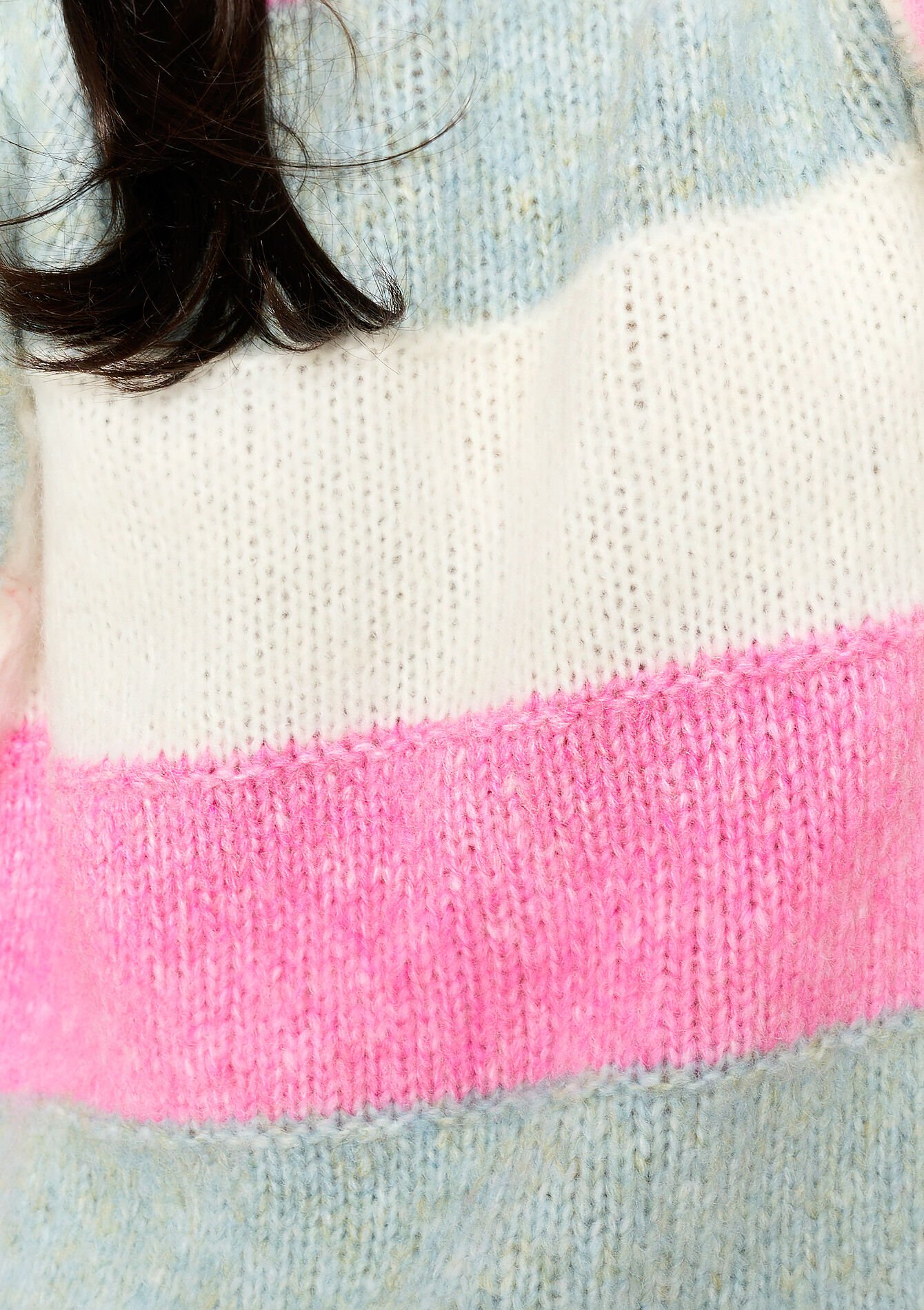 Sweater with color block, Sweater with color block - PINK BUBBLEGUM - 04006886_1477
