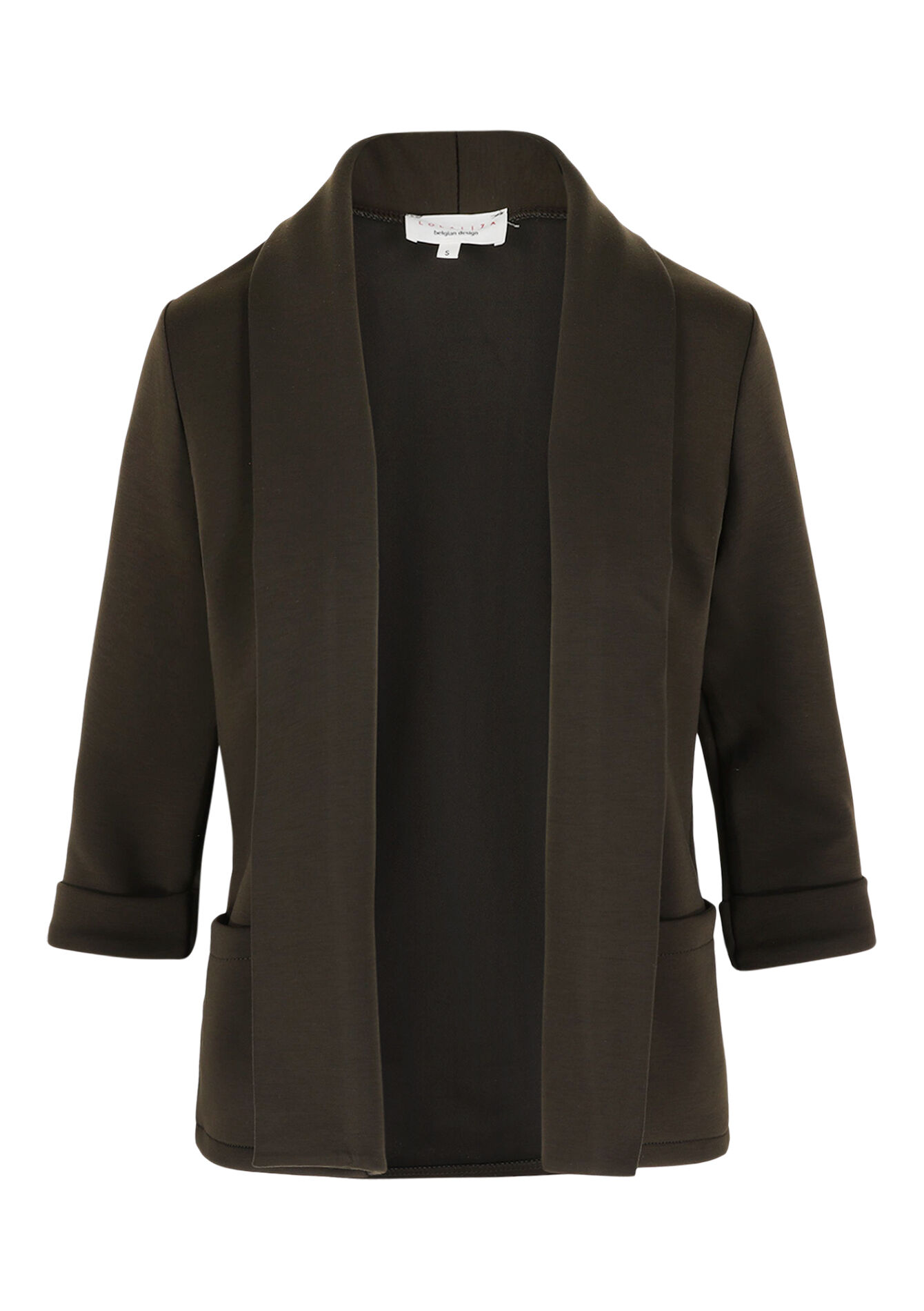 Soepele gestructureerde blazer, Soepele gestructureerde blazer - BROWN DARK CHOCOLATE - 09101090_3720