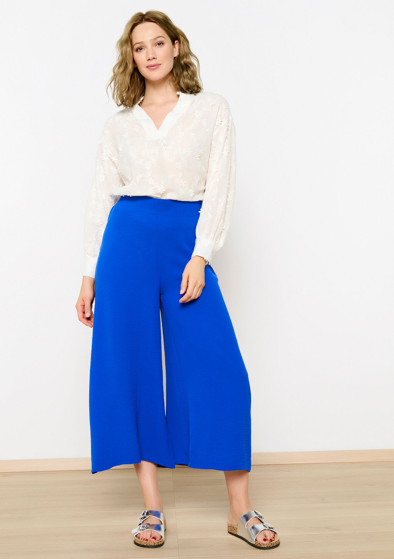 Losse broek, Losse broek - ELECTRIC BLUE - 06600859_1619