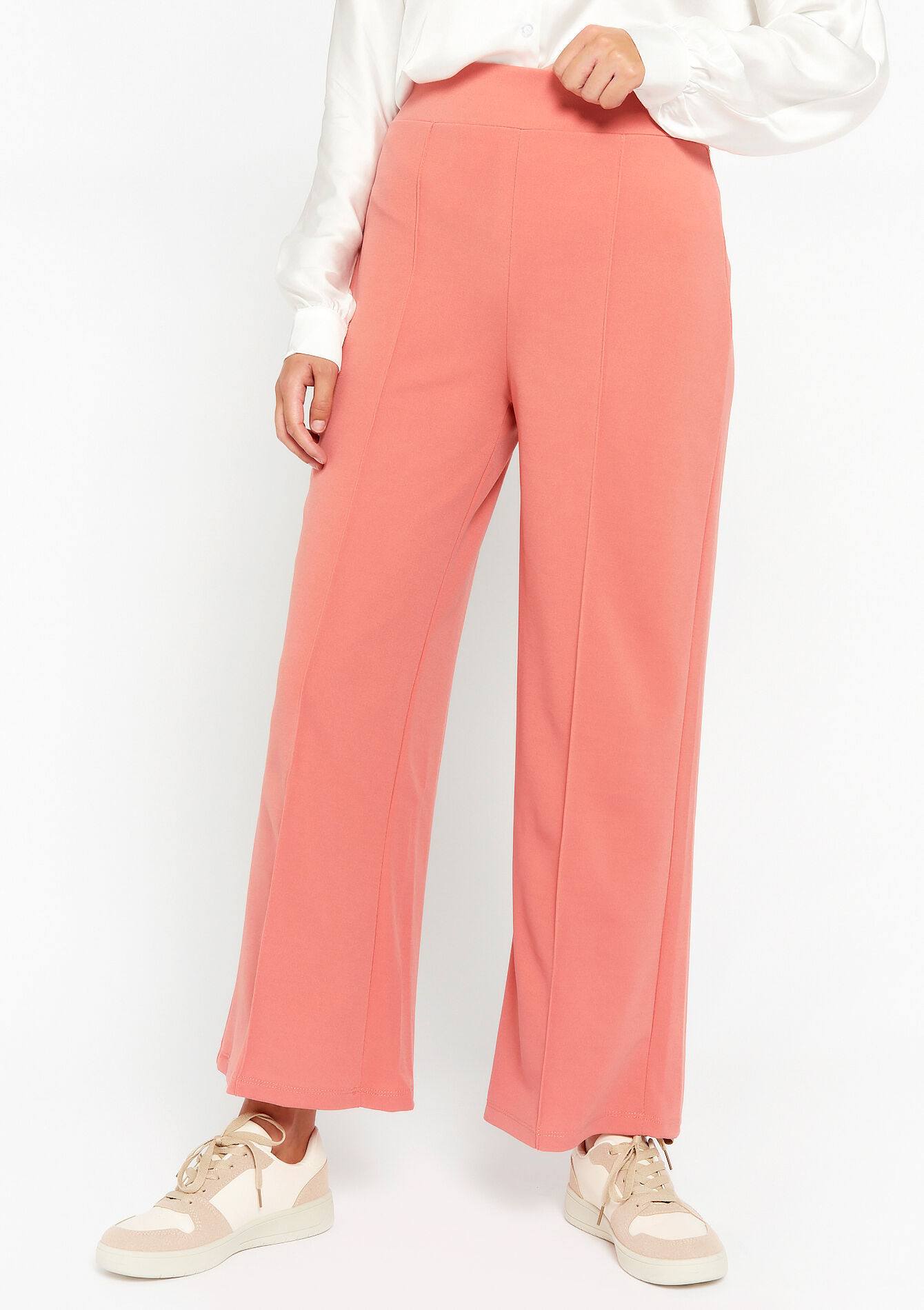 Wijde broek, Wijde broek - COSMETIC PINK - 06600775_5733