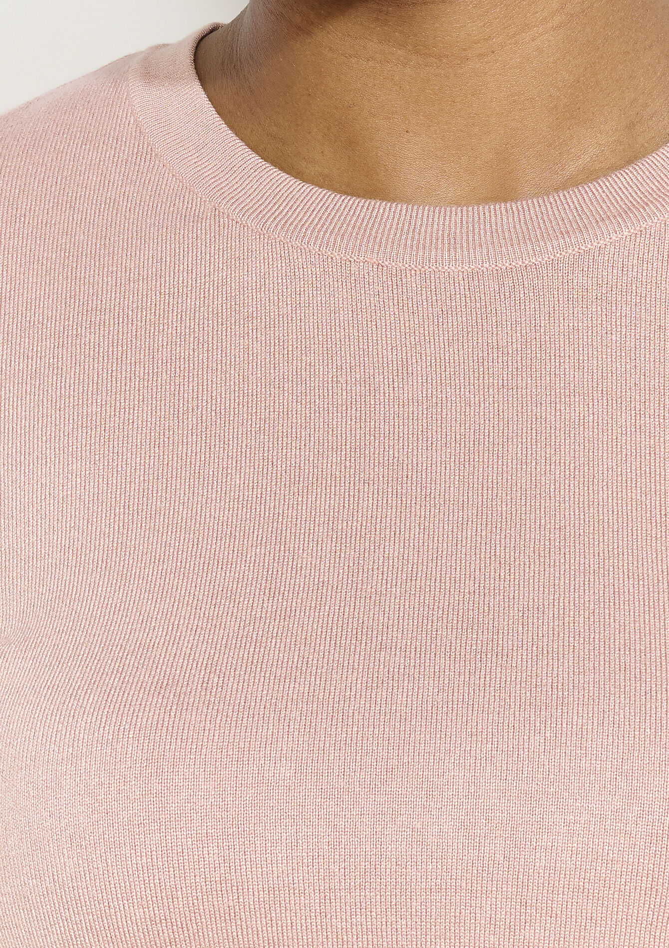 Geribbelde trui, Geribbelde trui - NUDE PINK - 04006902_1301