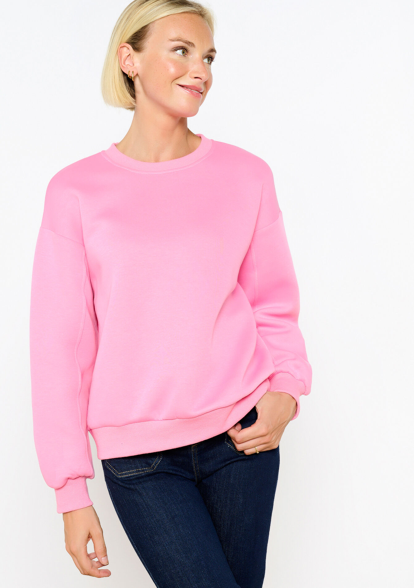 Oversized sweater - PINK BUBBLE - 03001724_2517