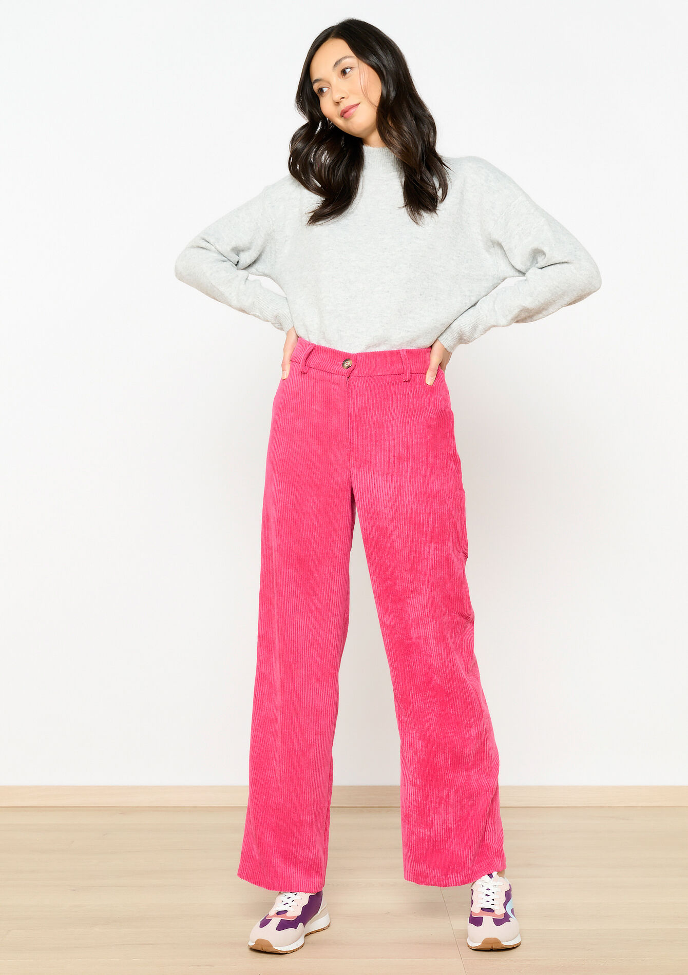 Corduroy broek - PINK BUBBLE - 06100557_2517