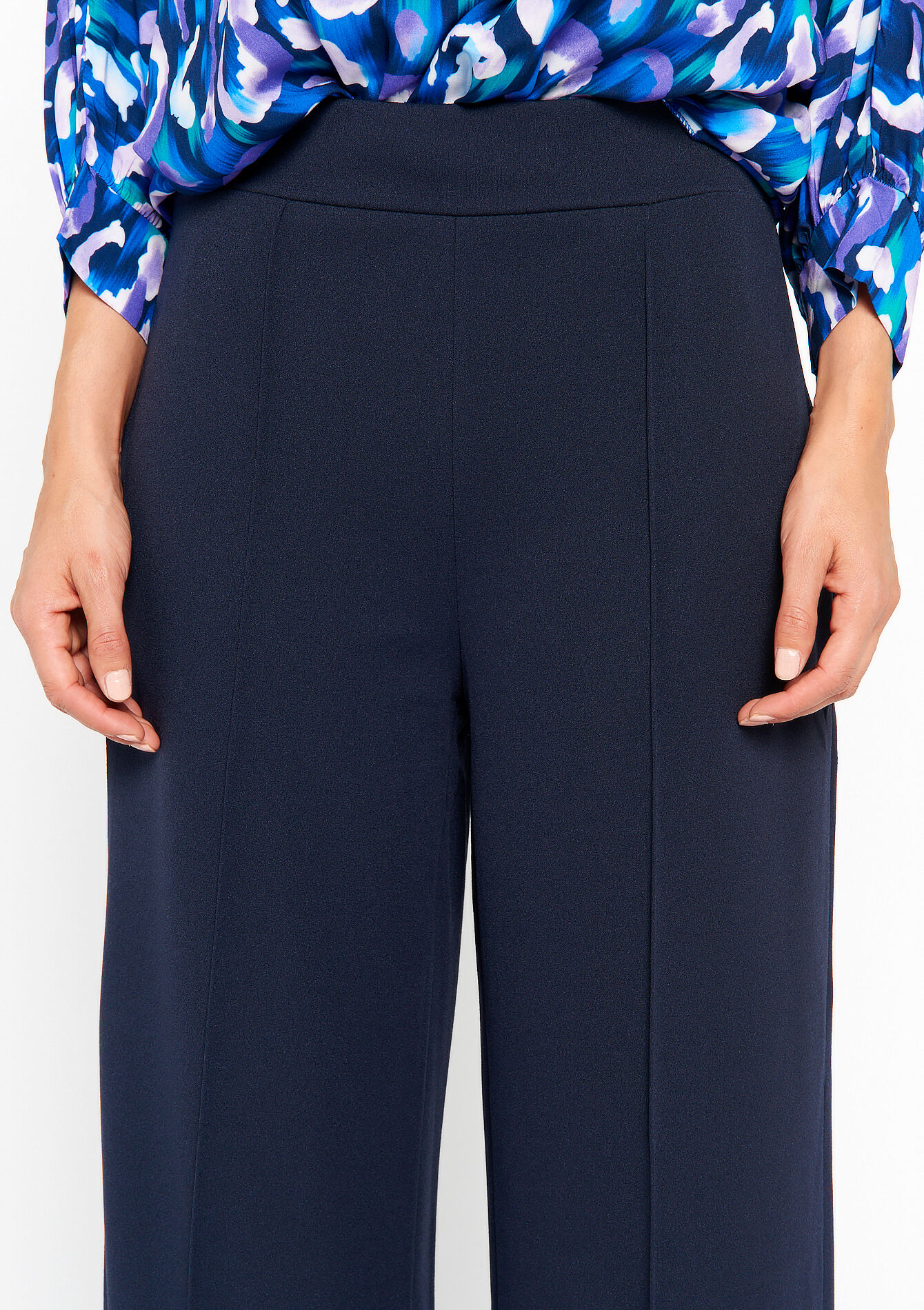 Wijde broek, Wijde broek - NAVY BASIC - 06600775_2723