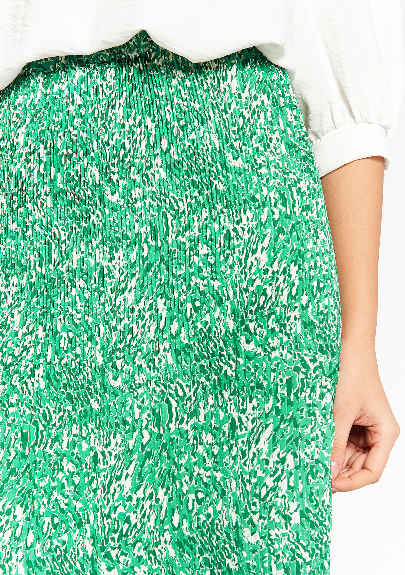 Midirok met luipaardprint - GREEN APPLE - 07101108_1783