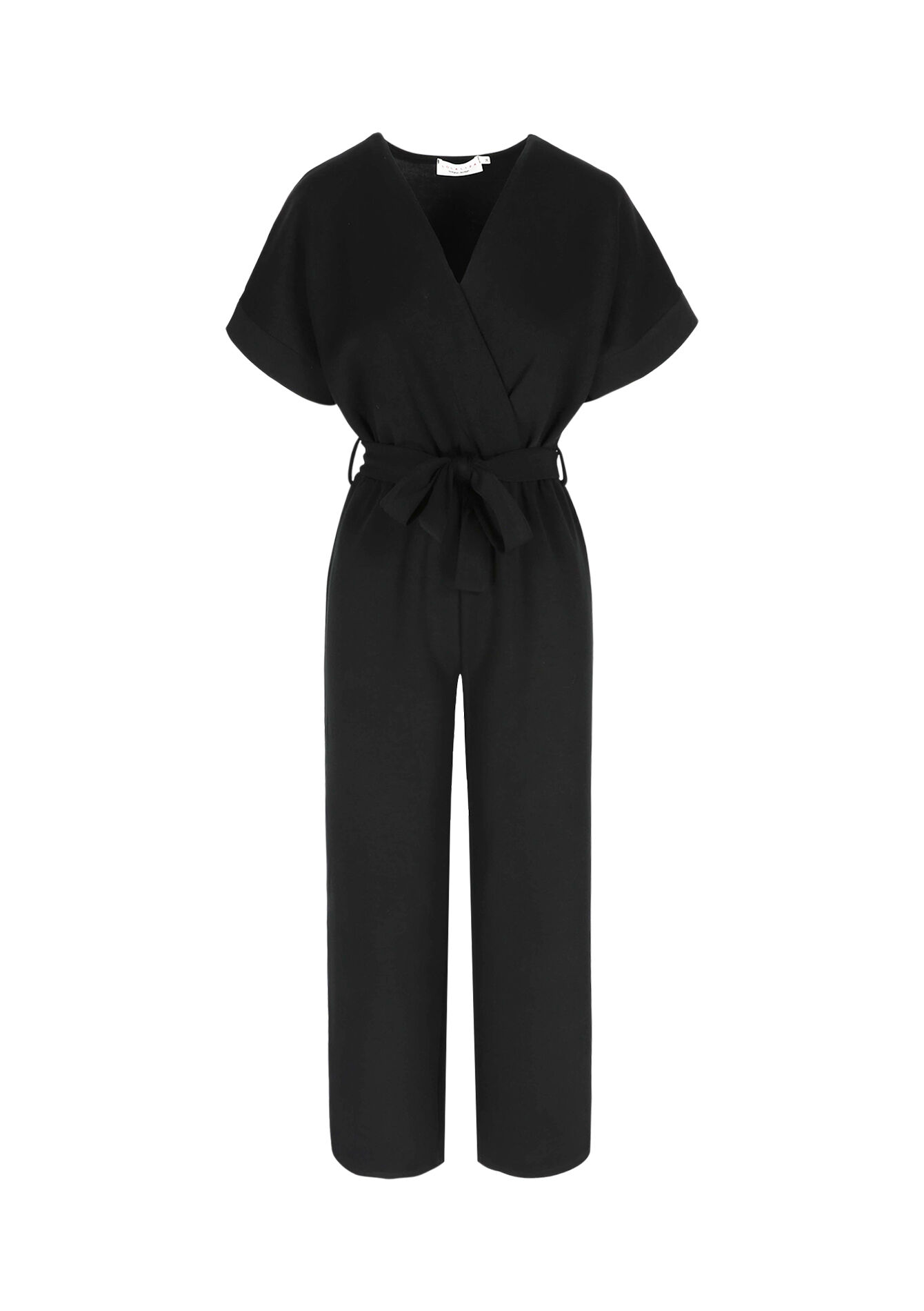 Overslag jumpsuit - BLACK - 06004651_1119