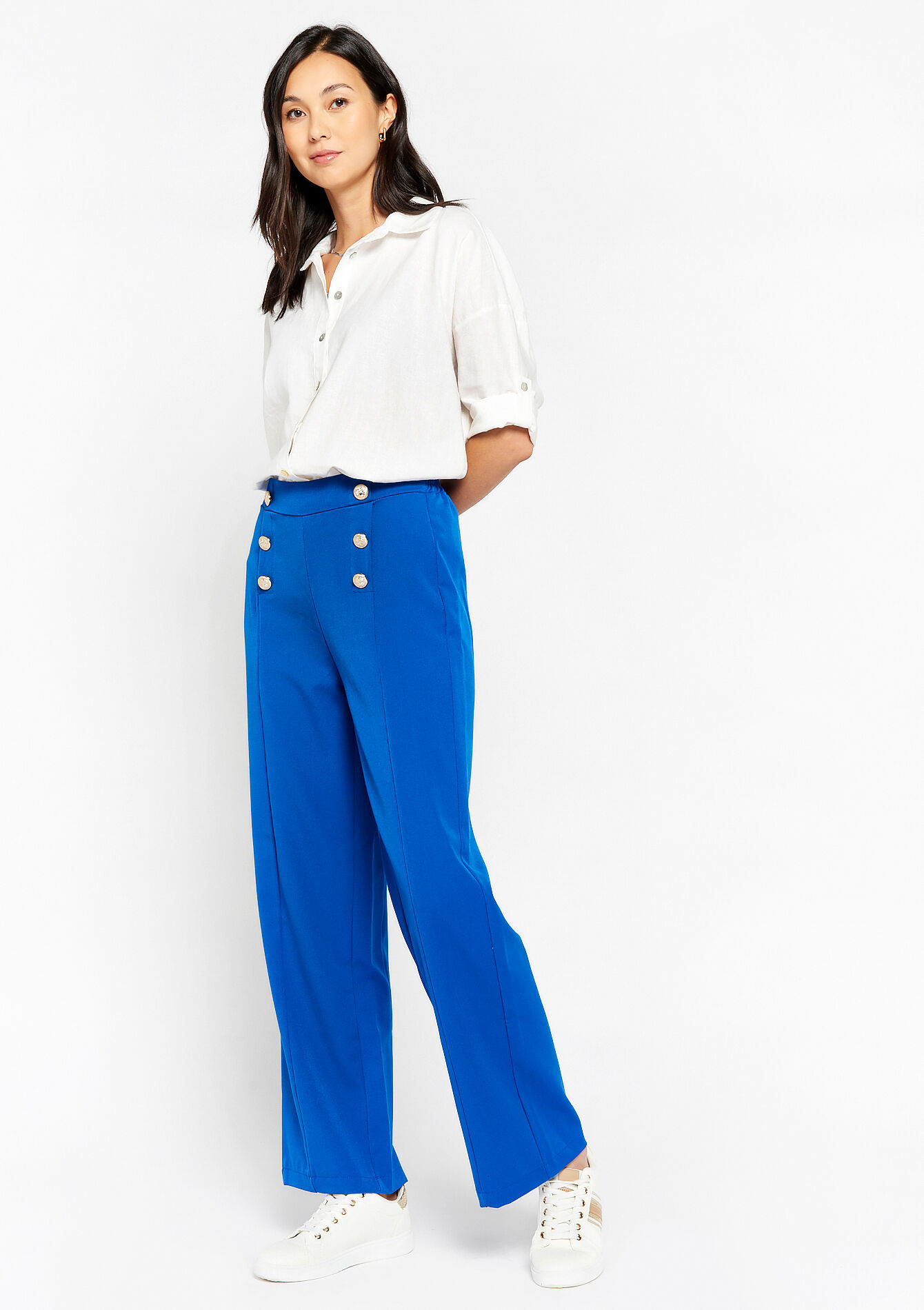 Officer trousers - ELECTRIC BLUE - 06600787_1619