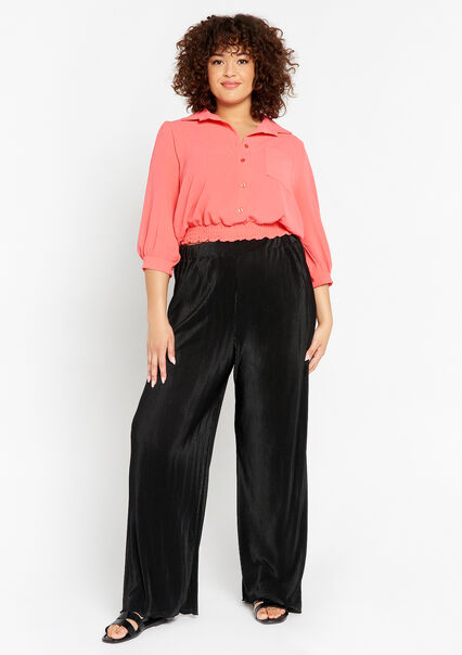 Pleated trousers - BLACK - 06600741_1119