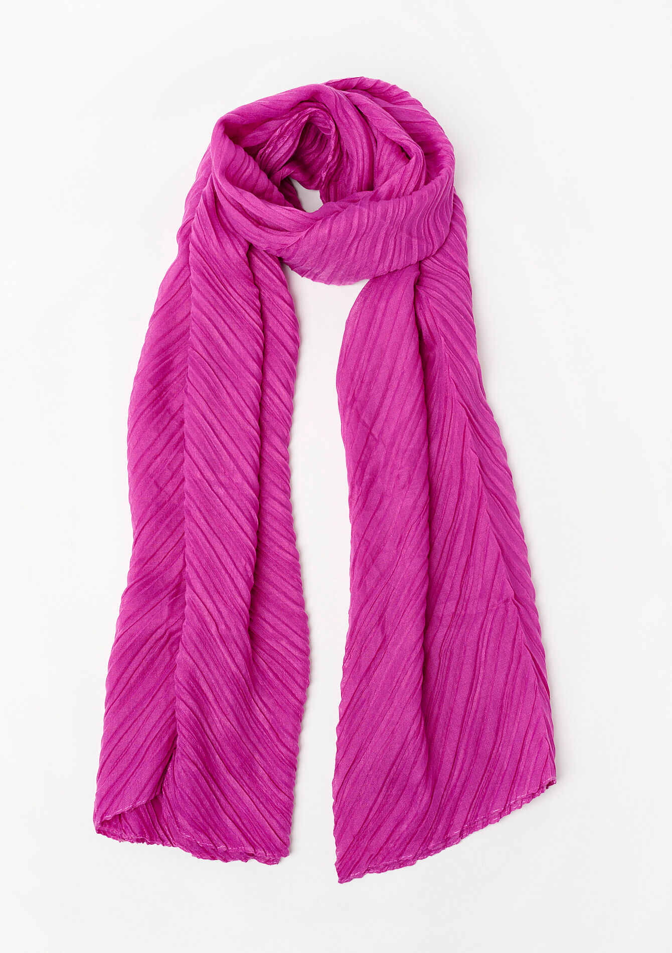 Plissé sjaal - VIOLINE - 17101172_2576