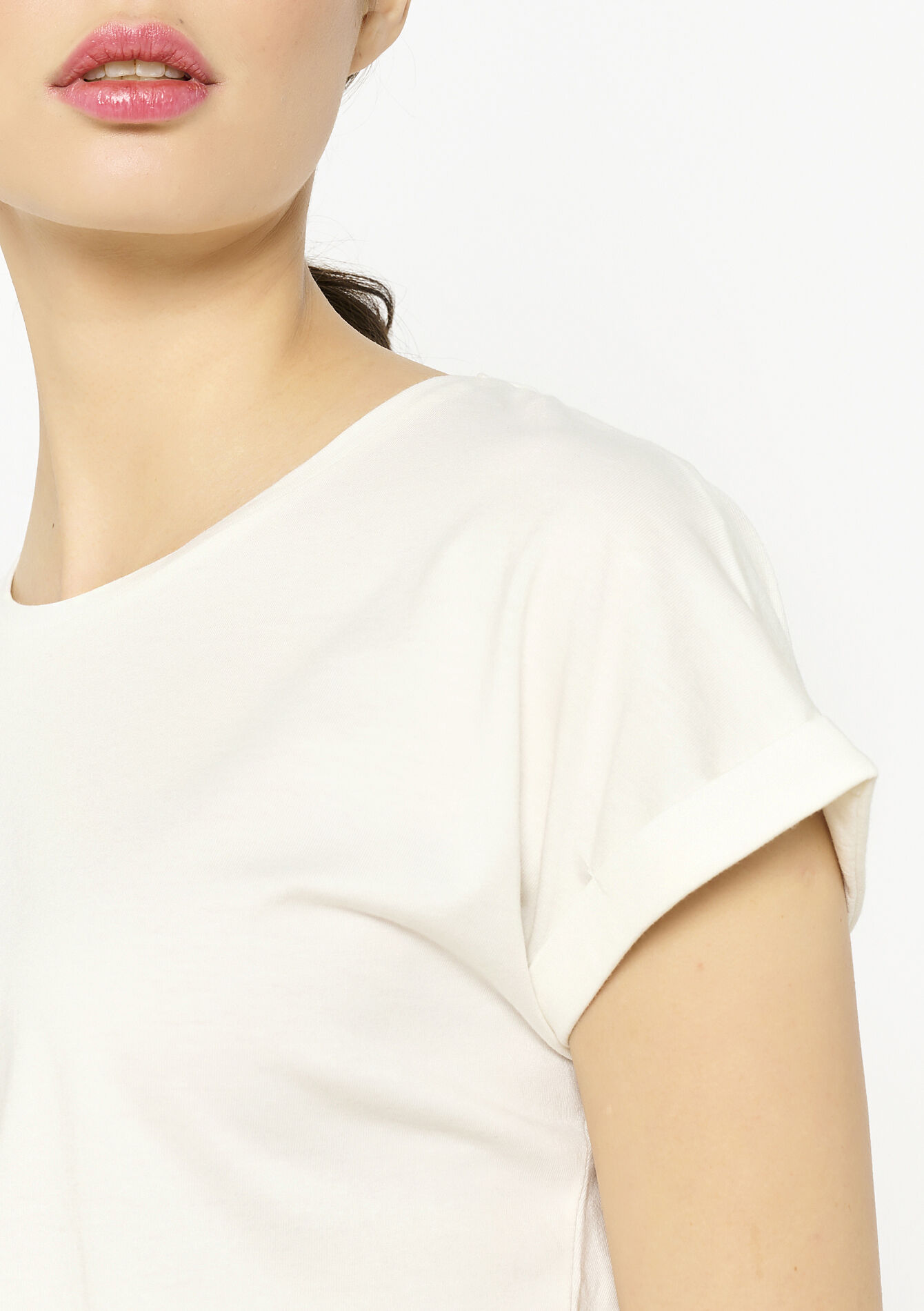 Basic T-shirt, Basic T-shirt - OFFWHITE - 02301630_1001