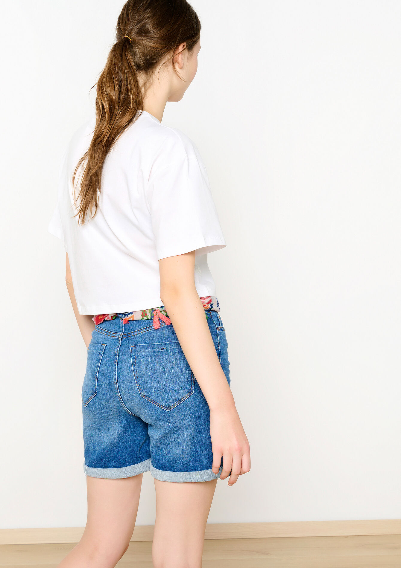 T-shirt with hearts, T-shirt with hearts - OFFWHITE - 02301577_1001