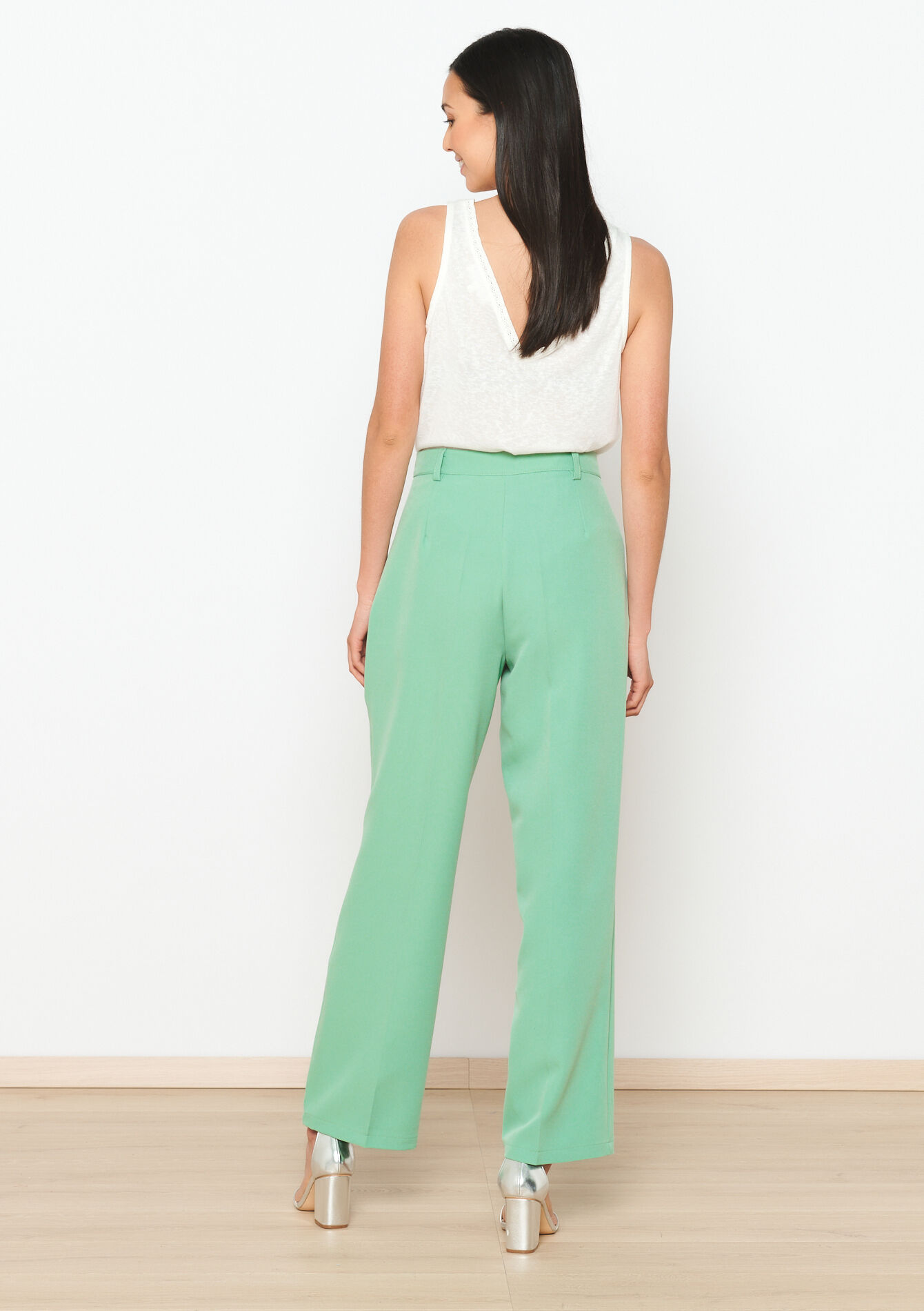 Rechte broek, Rechte broek - MINT GREEN - 06100625_1723