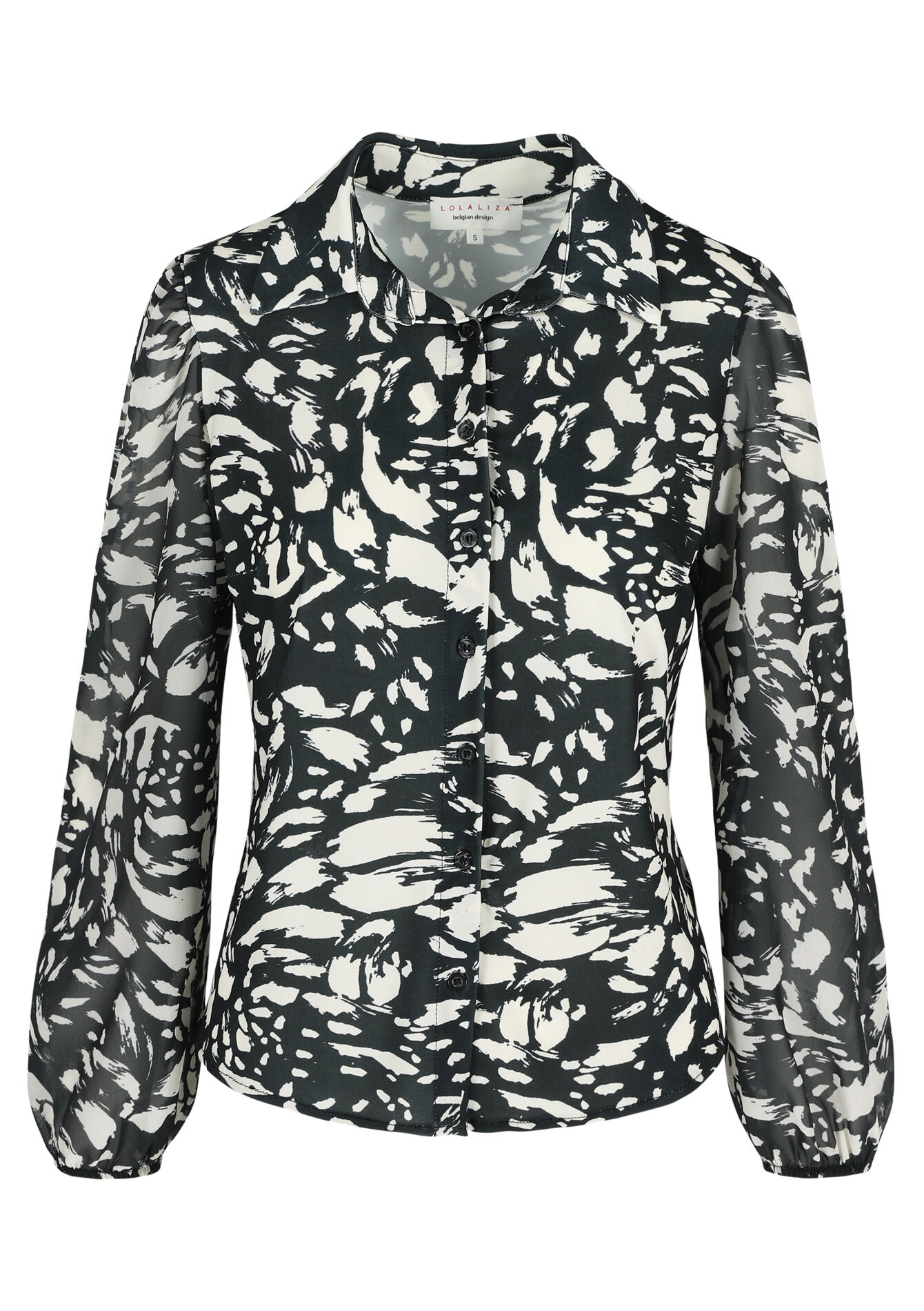 Blouse met print, Blouse met print - VANILLA WHITE - 02400298_1013