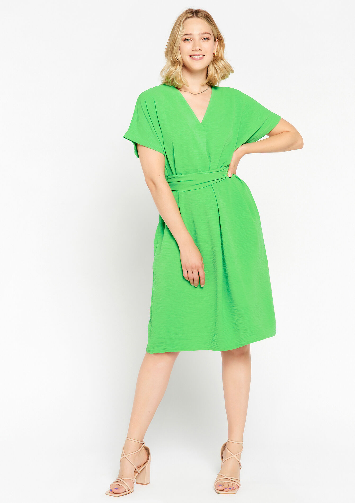 Kaftan jurk - GREEN GAZON - 08602101_4604