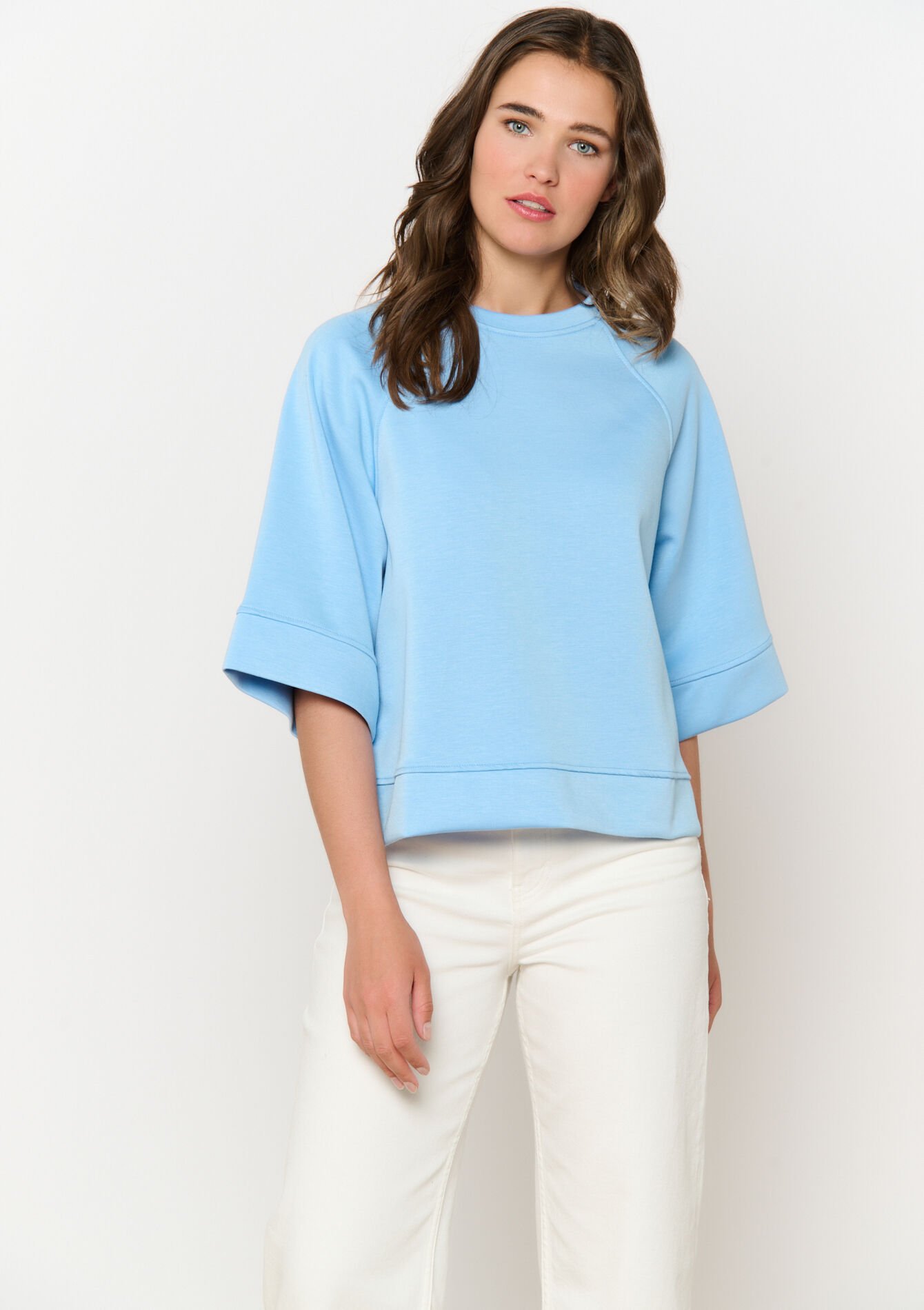 Sweat fluide manches larges - LT BEIGE - 03001777