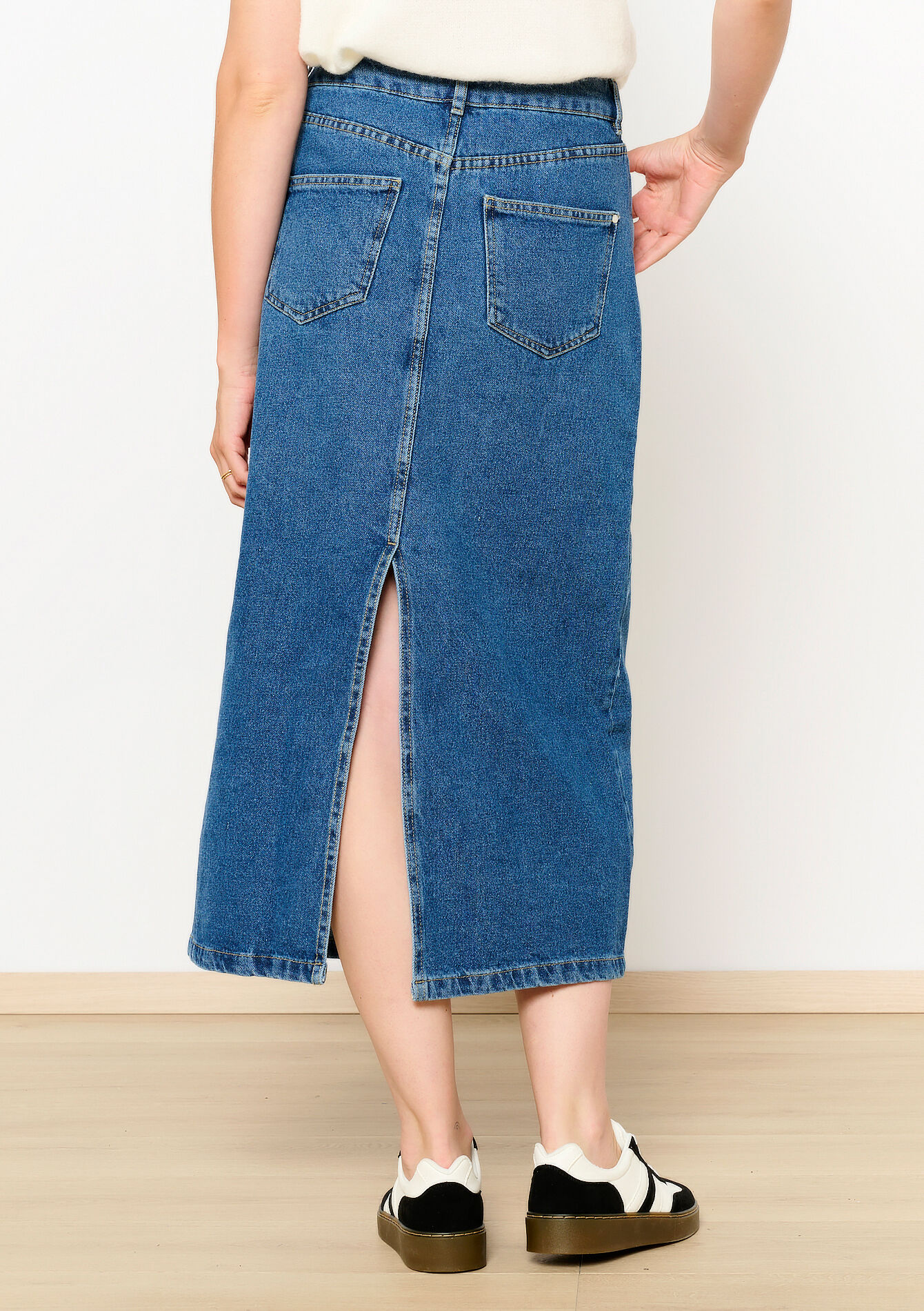Denim maxirok, Denim maxirok - MEDIUM BLUE - 07101259_0500