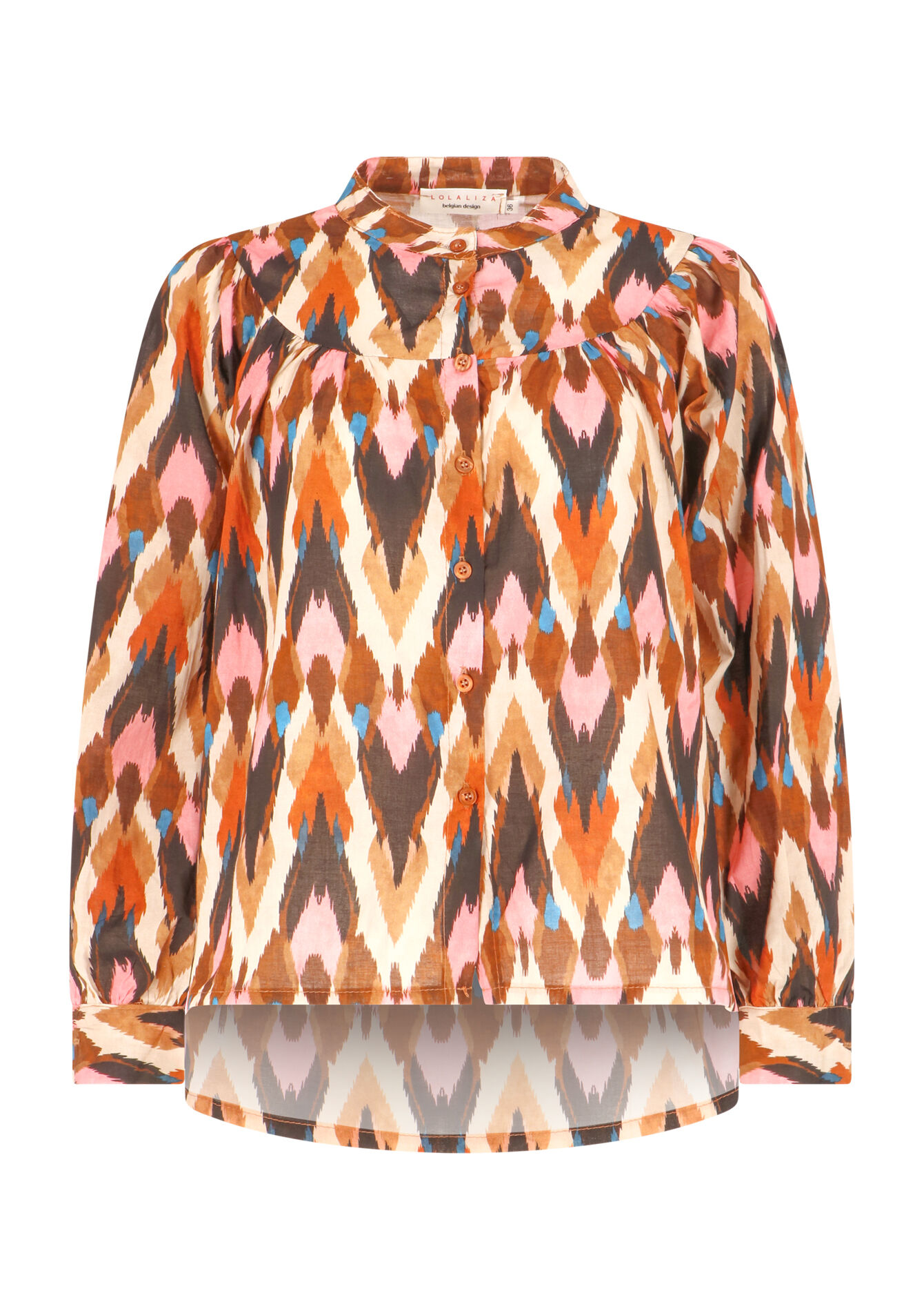 Blouse à imprimé, Blouse à imprimé - CAMEL - 05702311_950