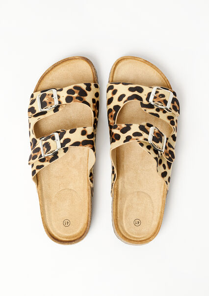Sandalen met luipaardprint - LT BEIGE - 13000760_2527