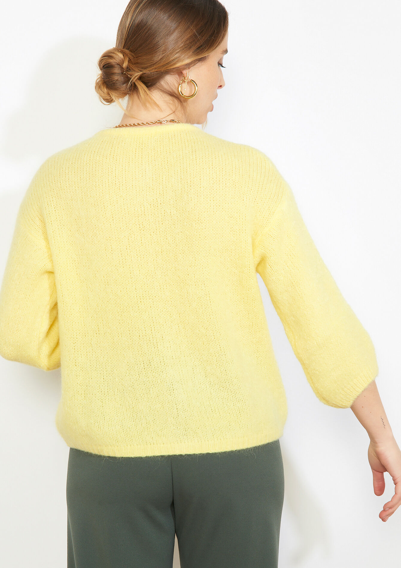 Minimalistisch vest met knopen - YELLOW SUN - 04101446_5007