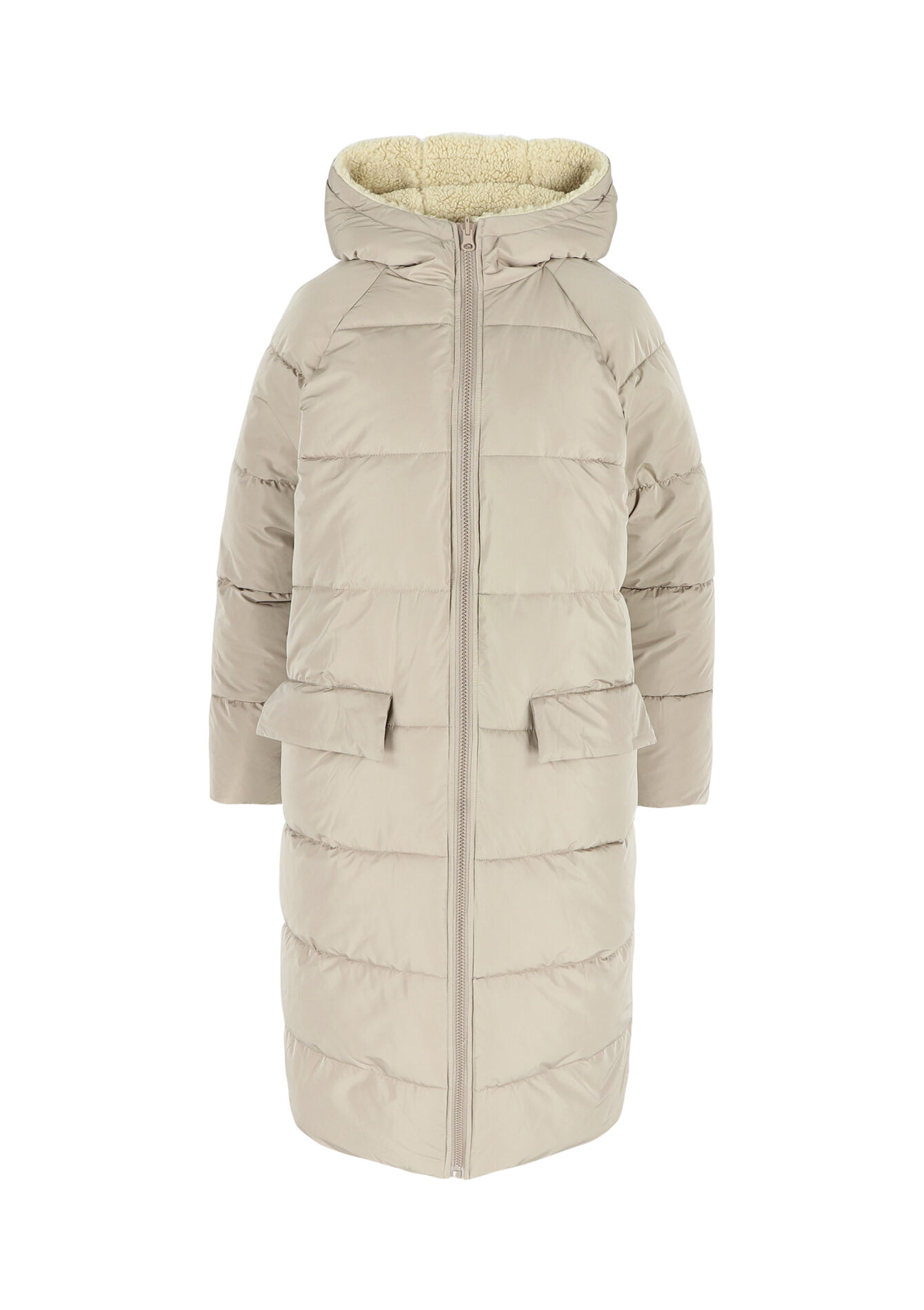 Manteau matelassé réversible - LIGHT TAUPE - 23000701_2572