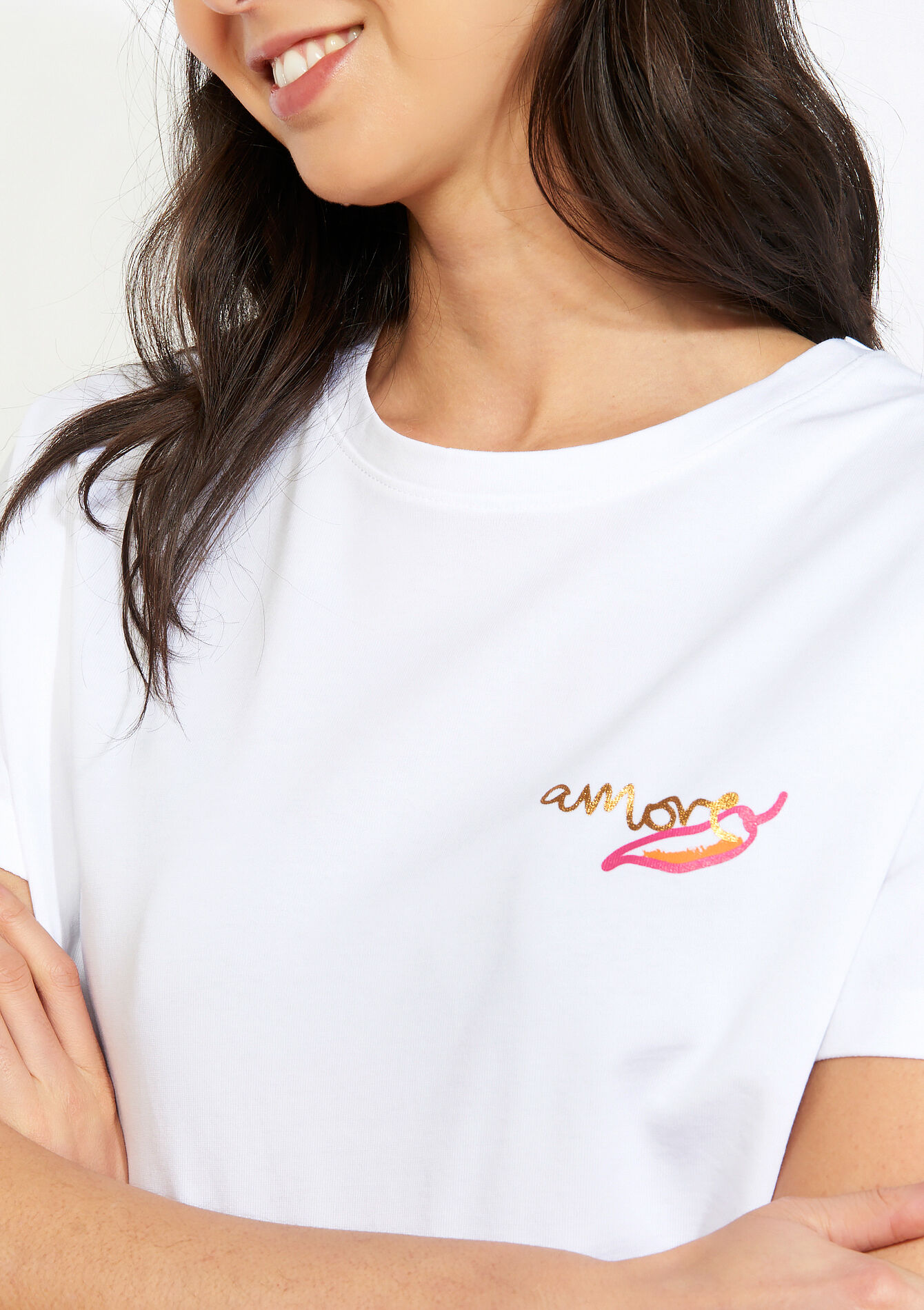 Retro illustration tee - OFFWHITE - 02301954