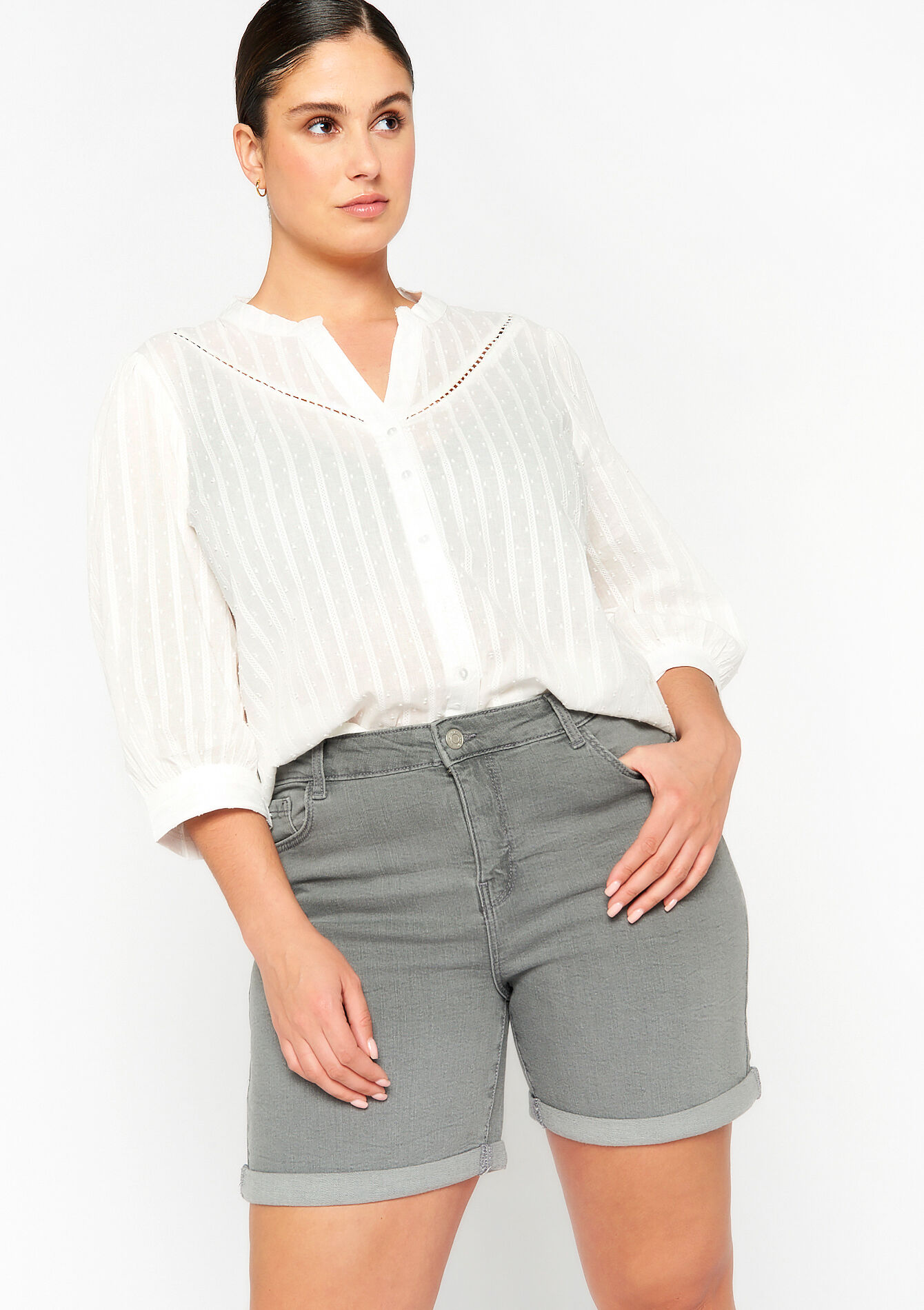 Cotton shirt, Cotton shirt - OPTICAL WHITE - 1062841