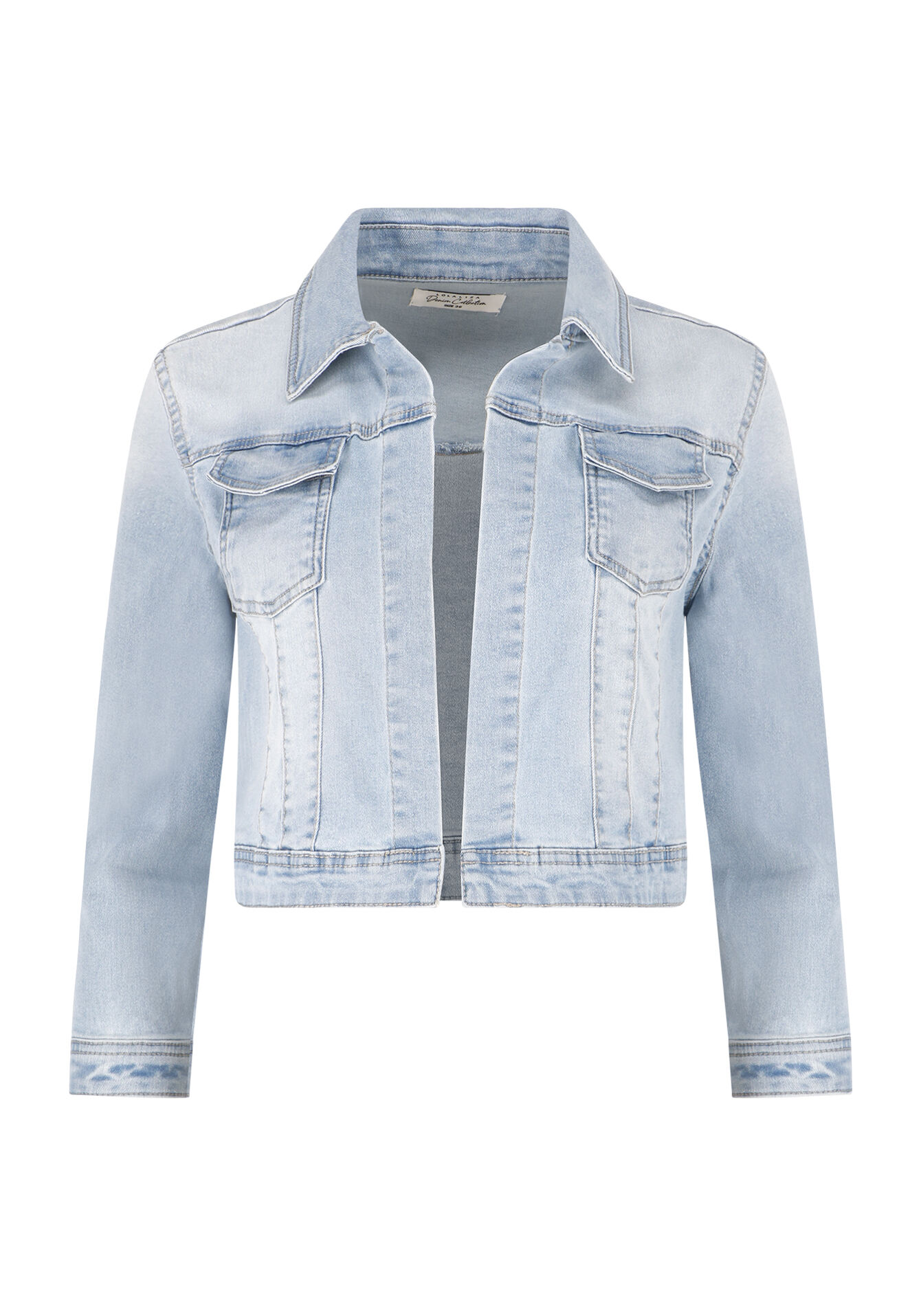 Jeans jacket, Jeans jacket - BLUE BLEACHED - 09100676_0502